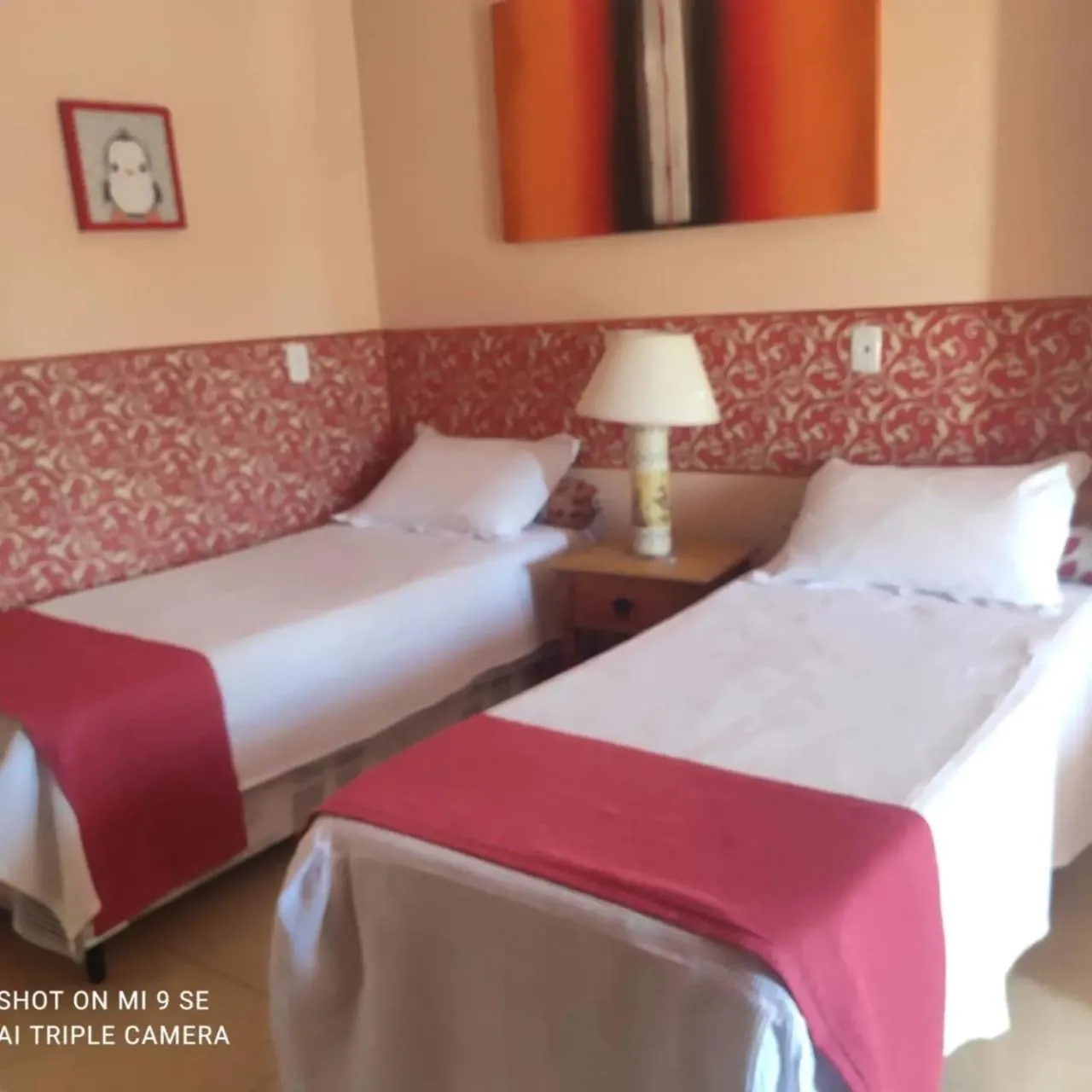 Bed in Pousada São João Batista