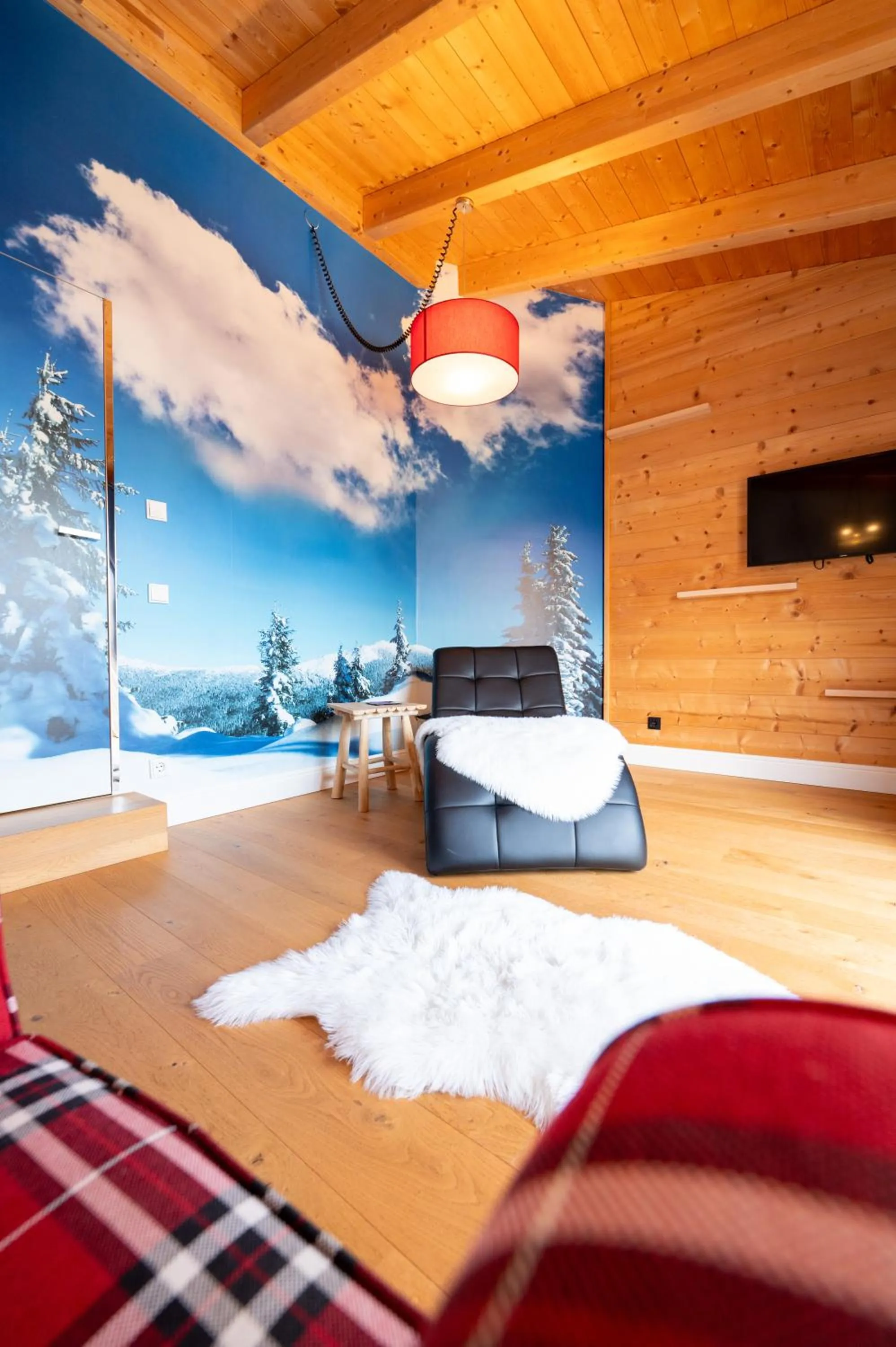 Photo of the whole room, Bed in Design Hotel ALPENLIEBE - - - - Boutique-Flair - - - -