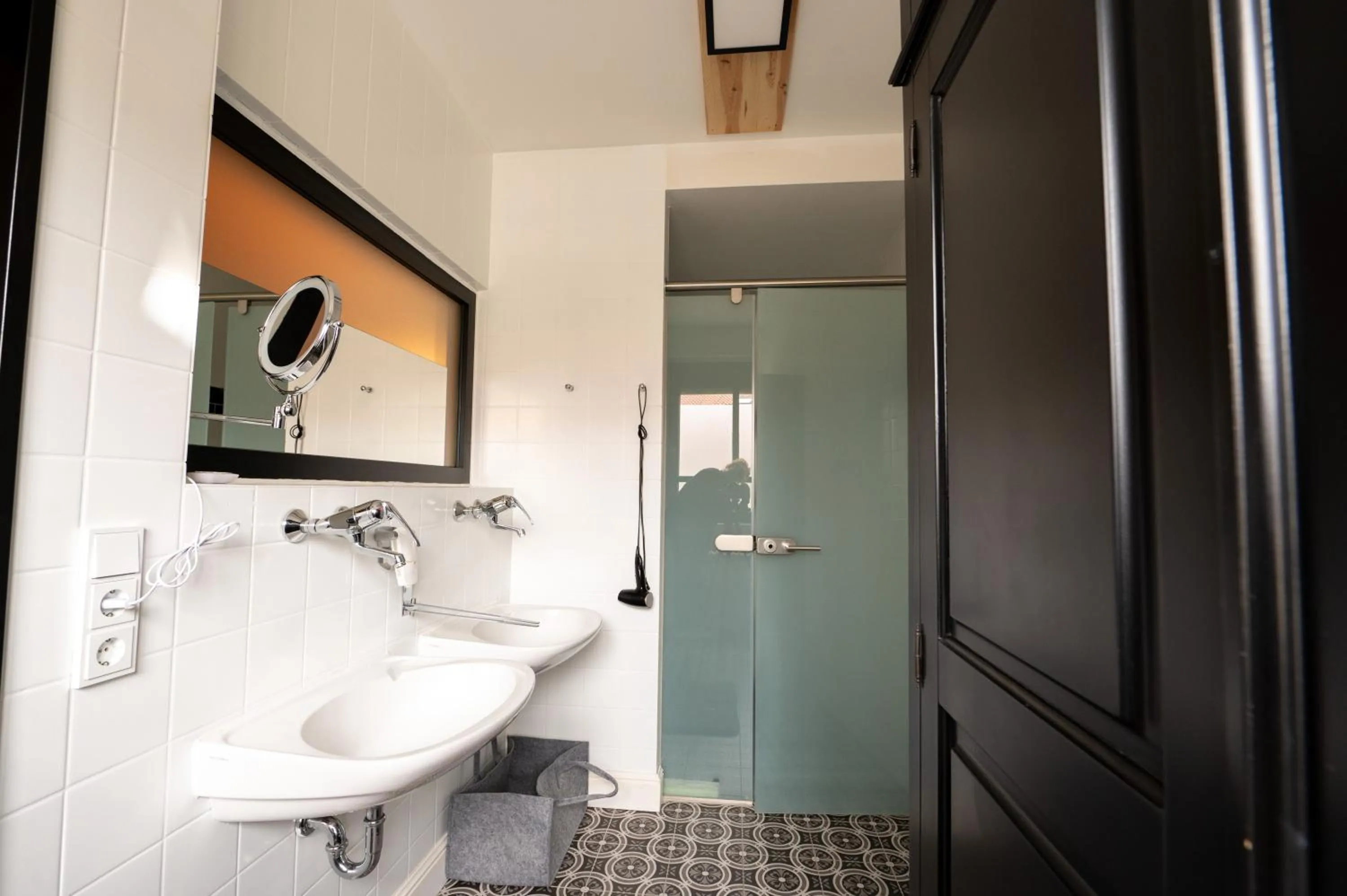 Bathroom in Design Hotel ALPENLIEBE - - - - Boutique-Flair - - - -