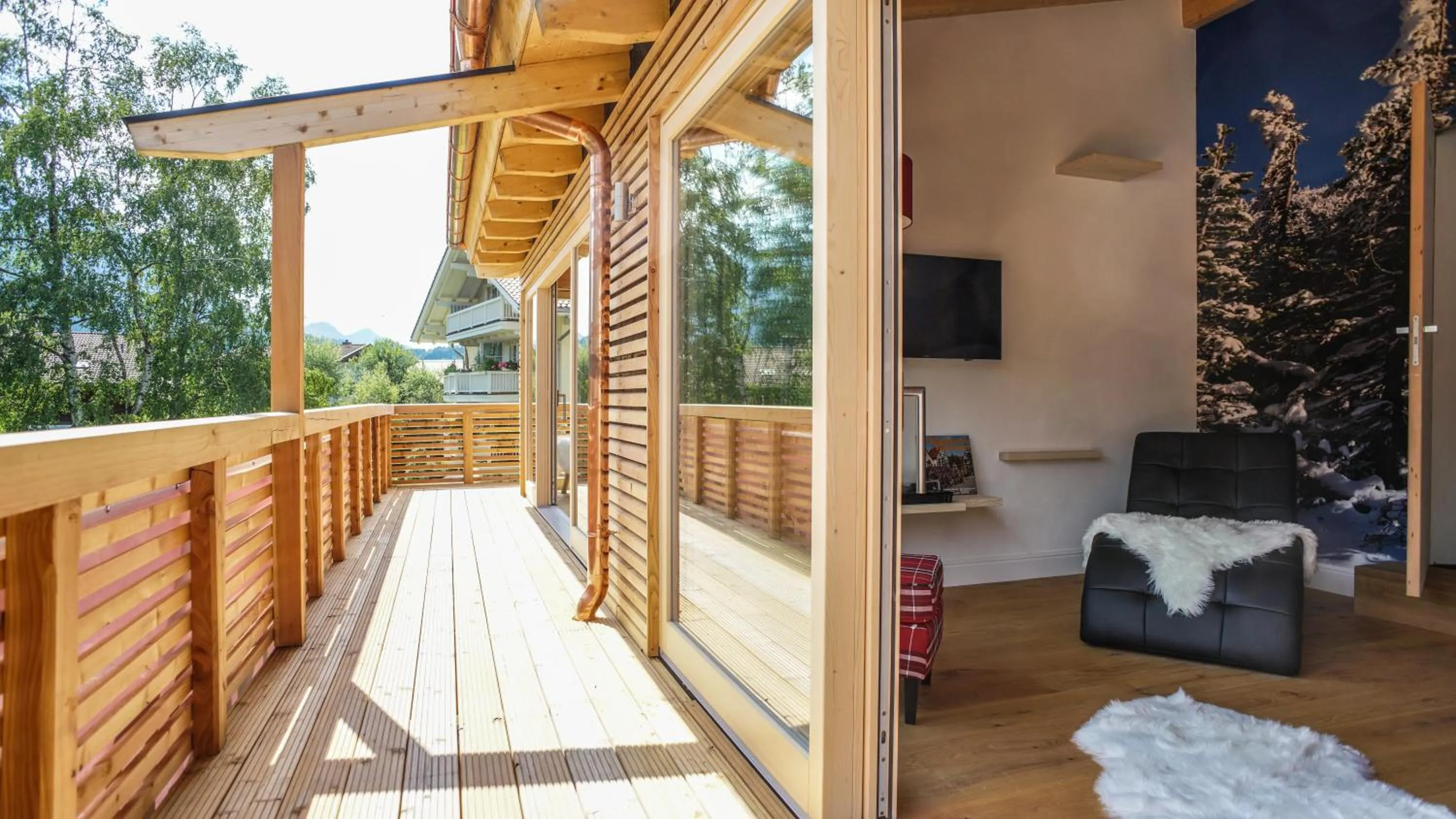 View (from property/room) in Design Hotel ALPENLIEBE - - - - Boutique-Flair - - - -