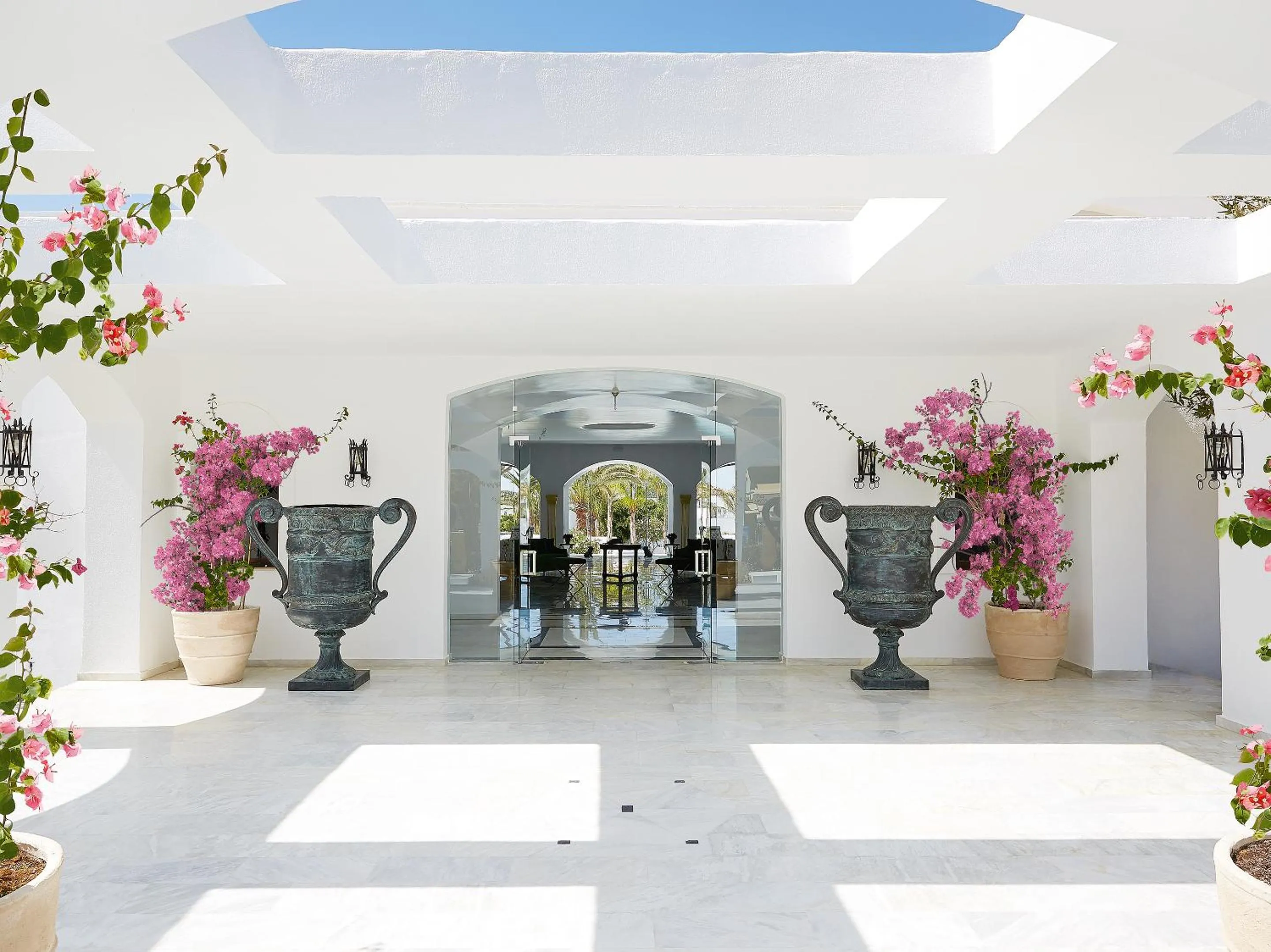 Facade/entrance in Caramel, A Grecotel Resort to Live