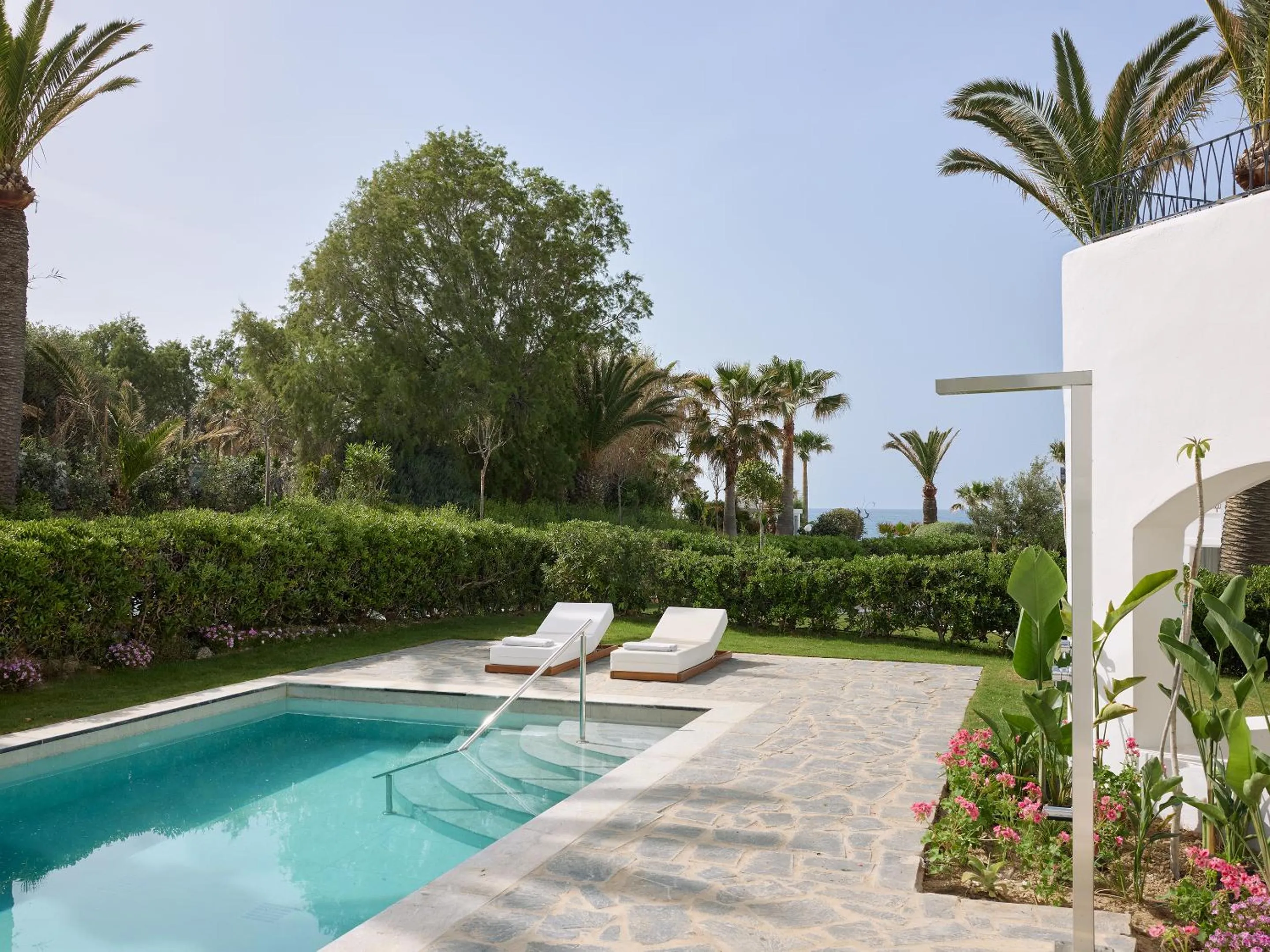 Pool view in Caramel, A Grecotel Resort to Live