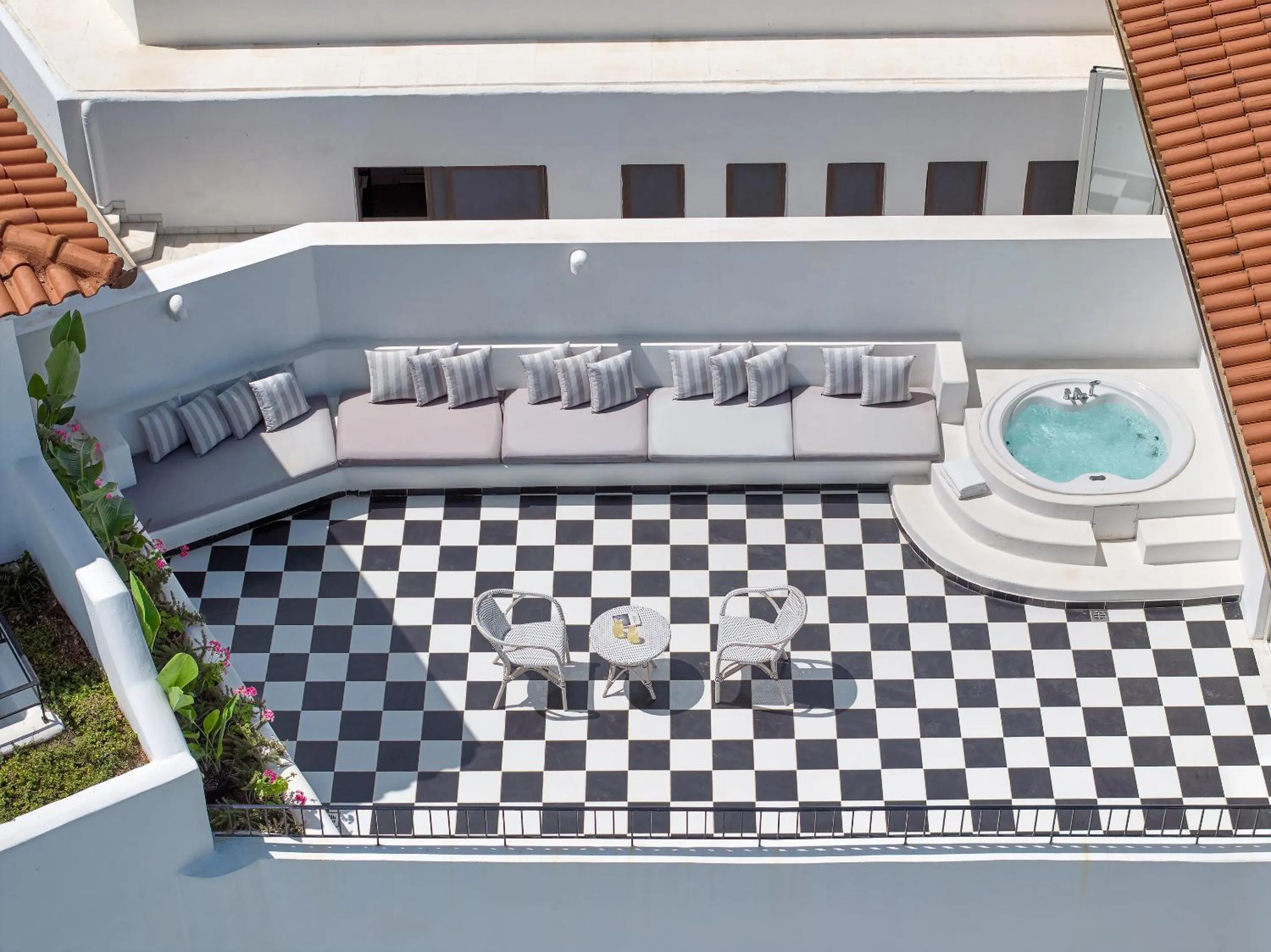 Patio in Caramel, A Grecotel Resort to Live