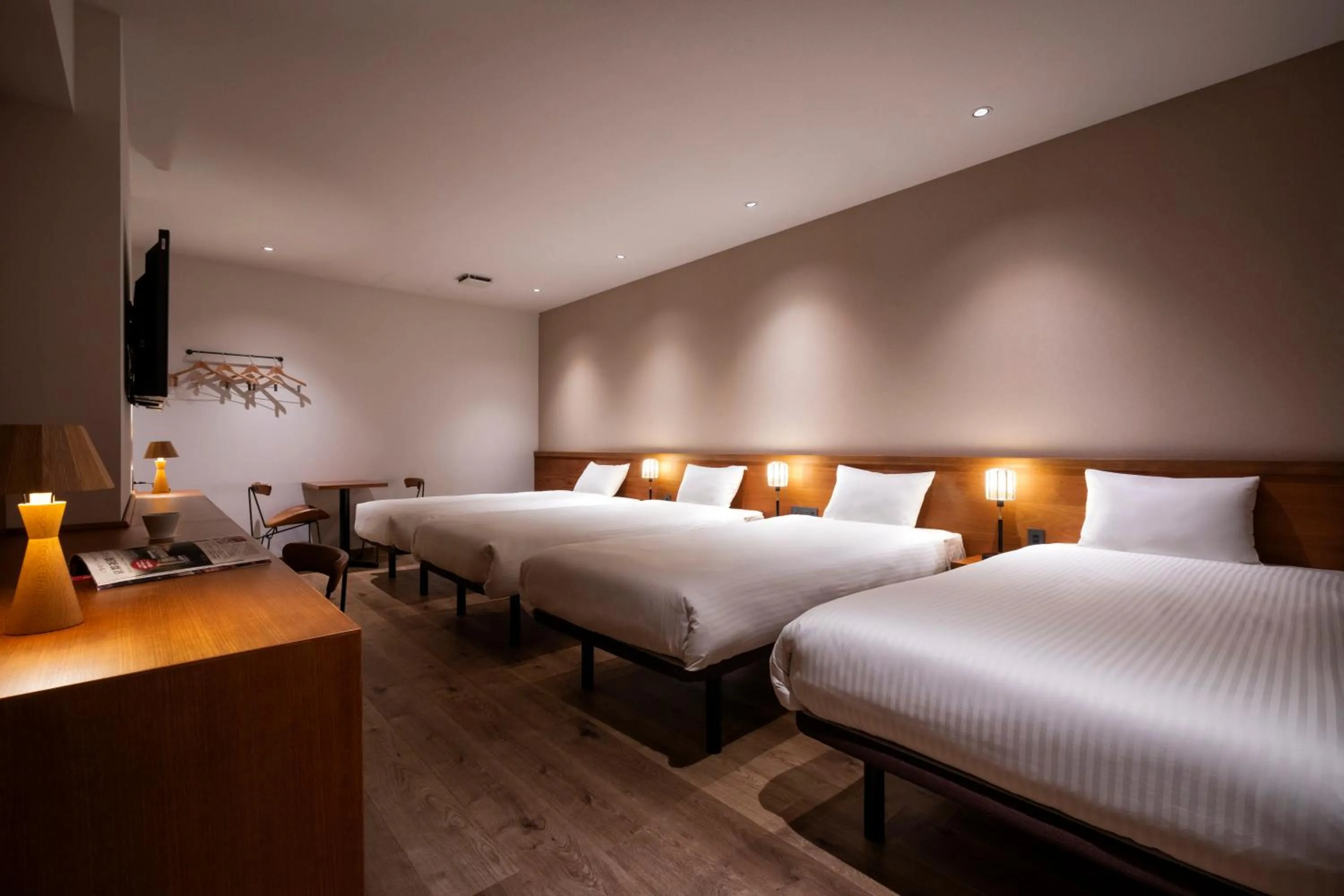 Photo of the whole room, Bed in hotel Bell・Kyoto