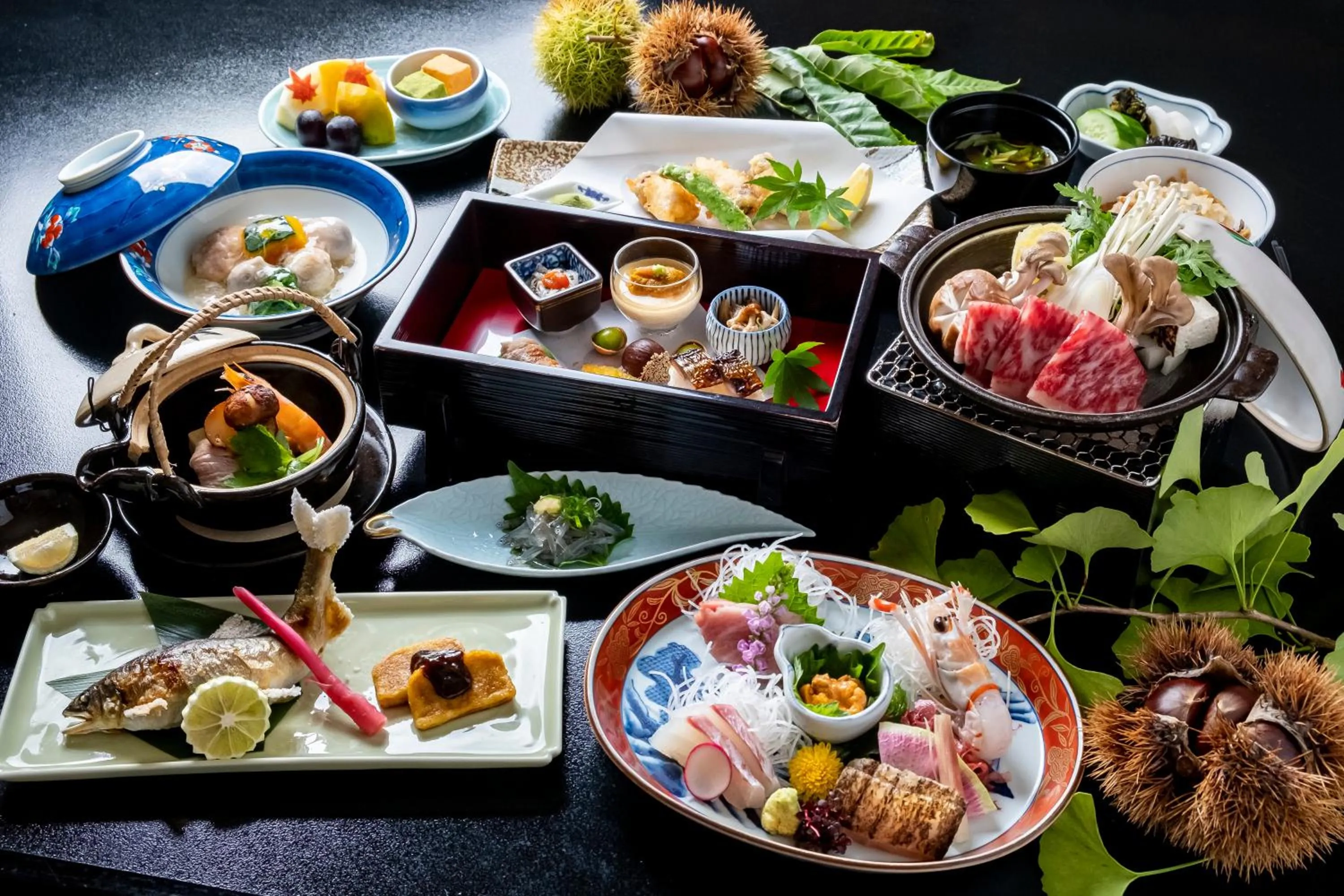 Food and drinks in Awashima Hotel