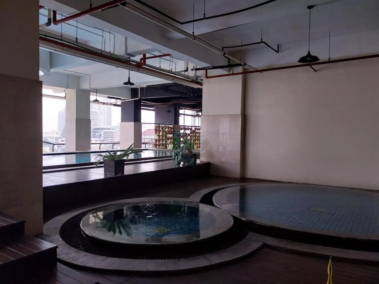 Pool view in Daima Suites Margonda