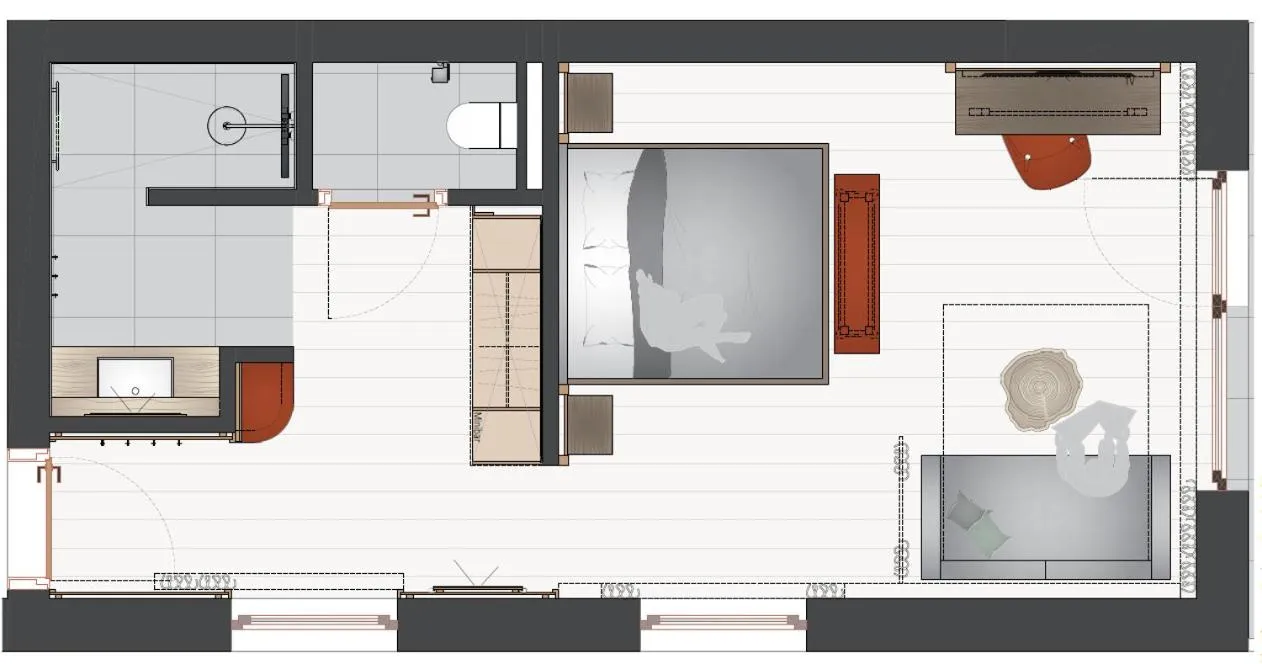 Photo of the whole room in Hotel Moser