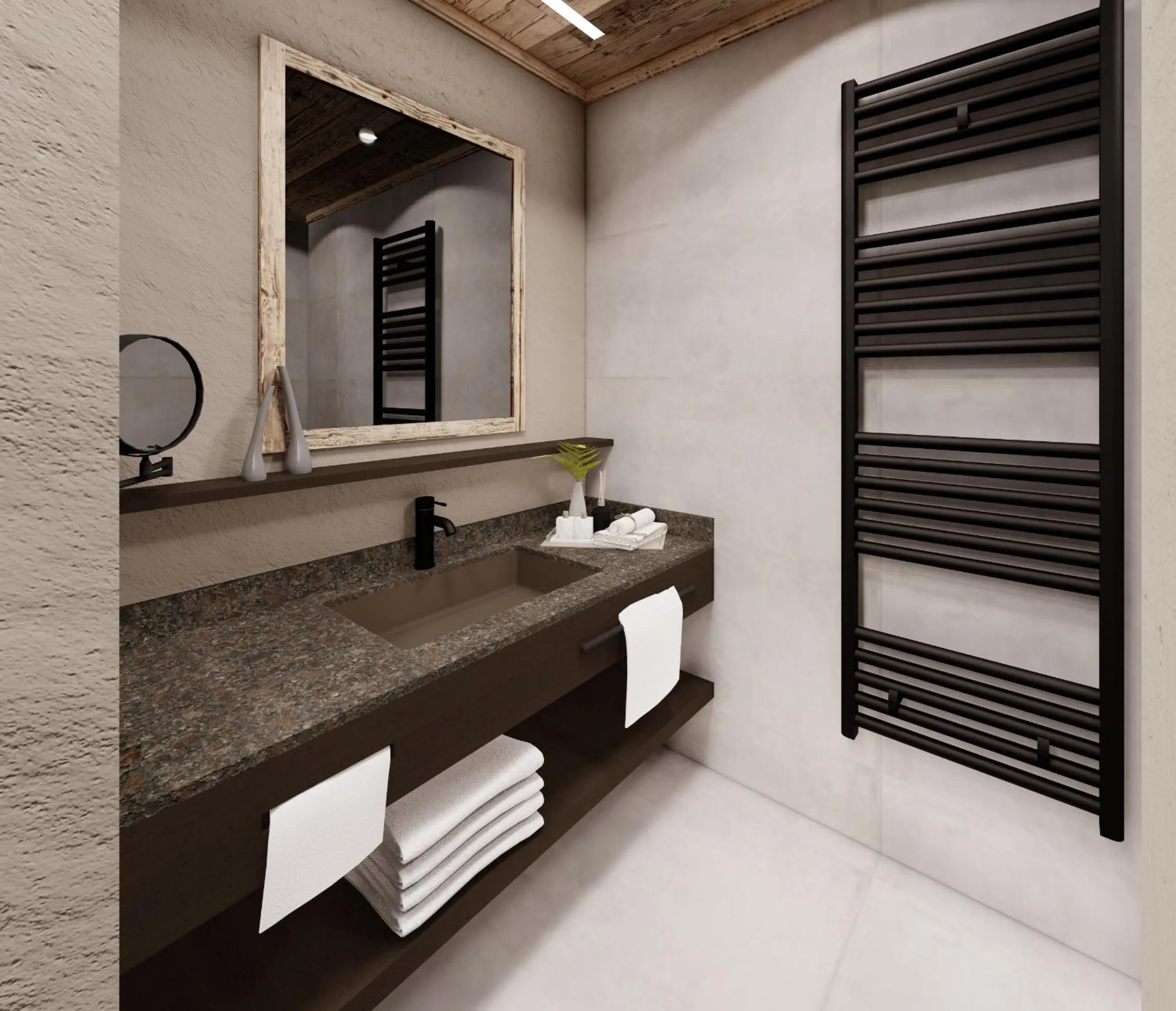 Bathroom in Hotel Moser