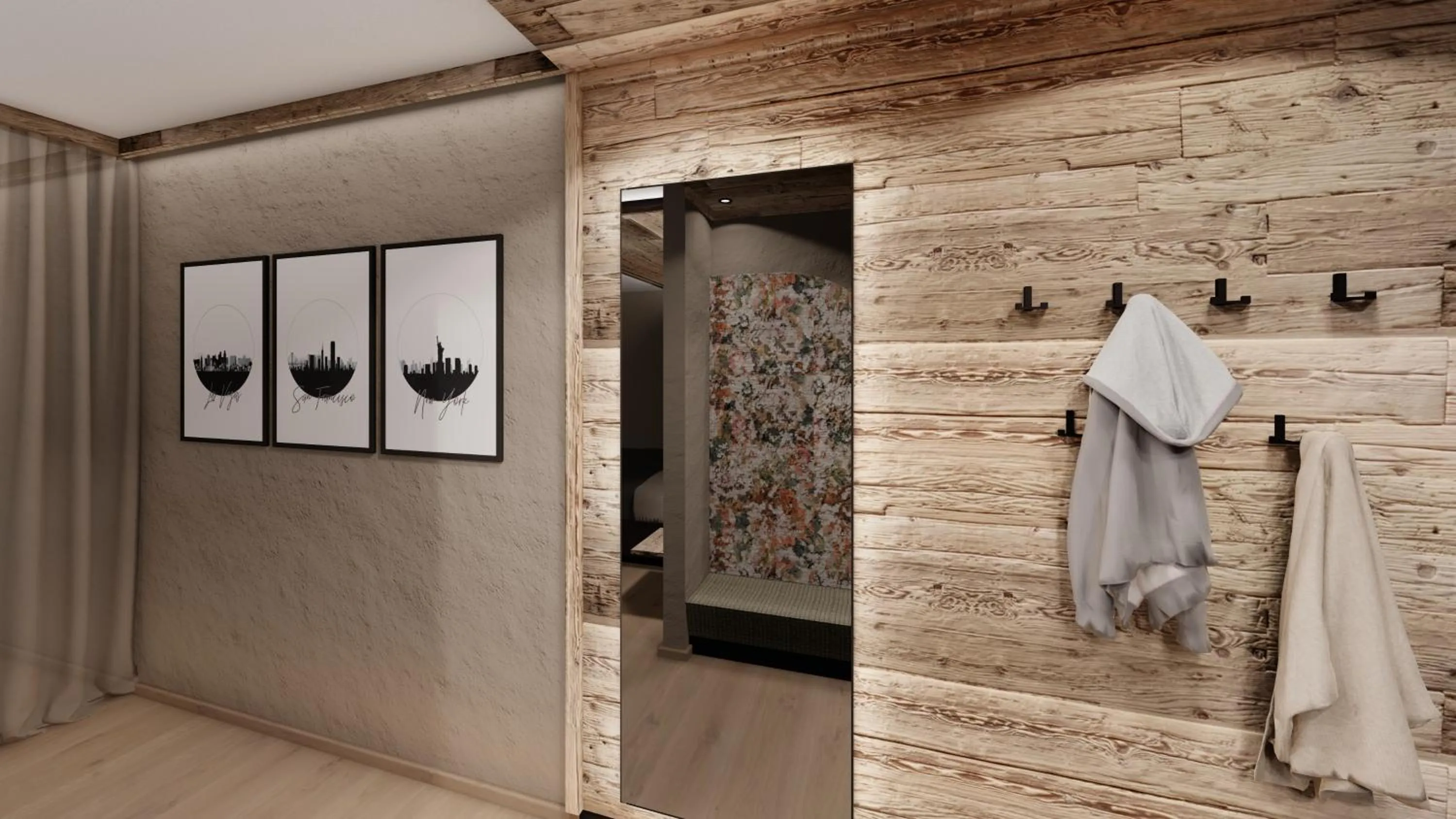 wardrobe in Hotel Moser