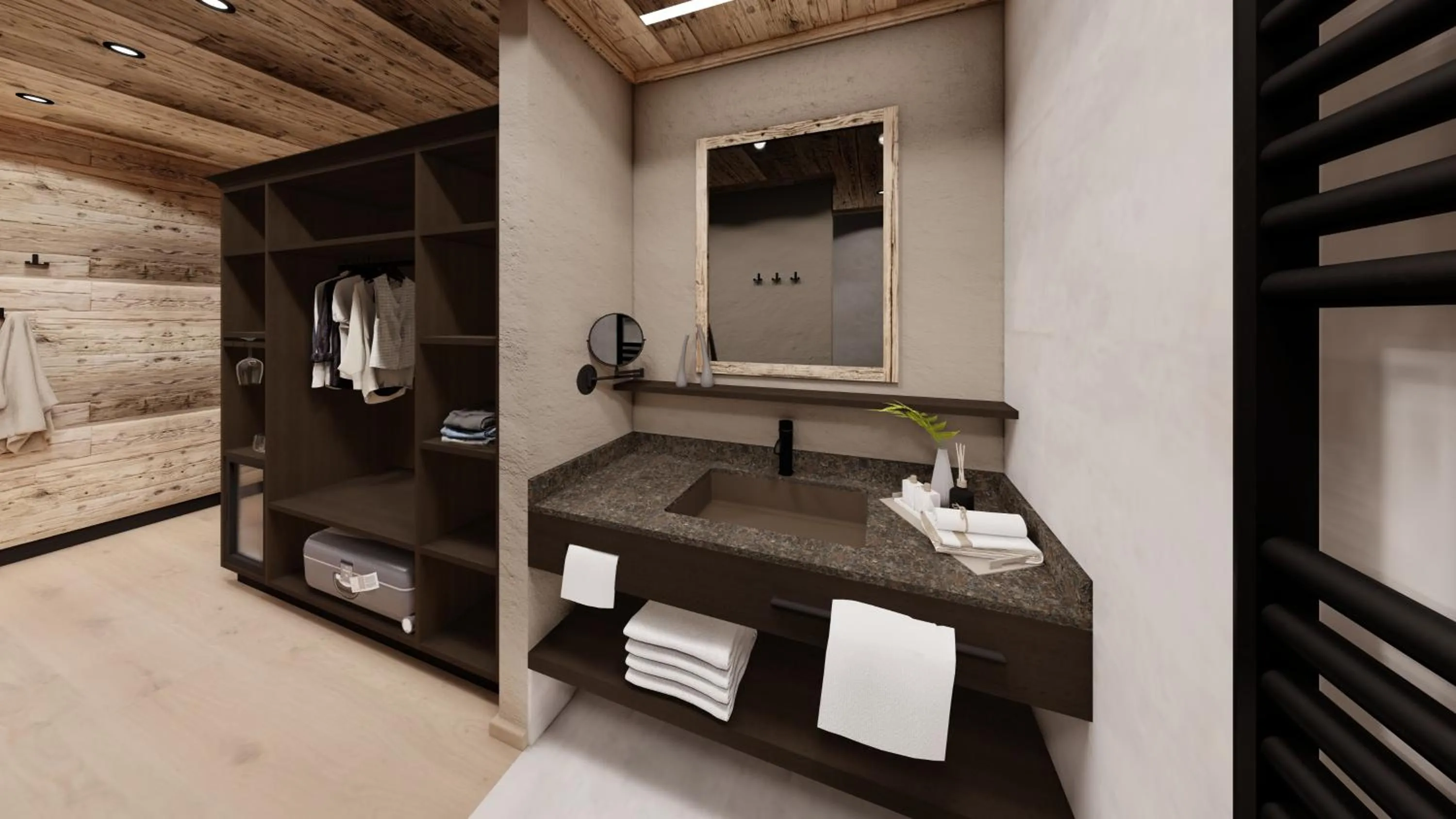 Bathroom in Hotel Moser