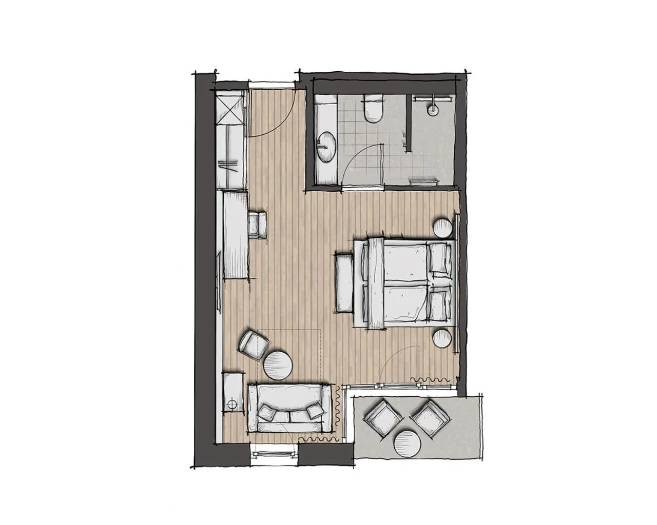 Photo of the whole room in Nouri