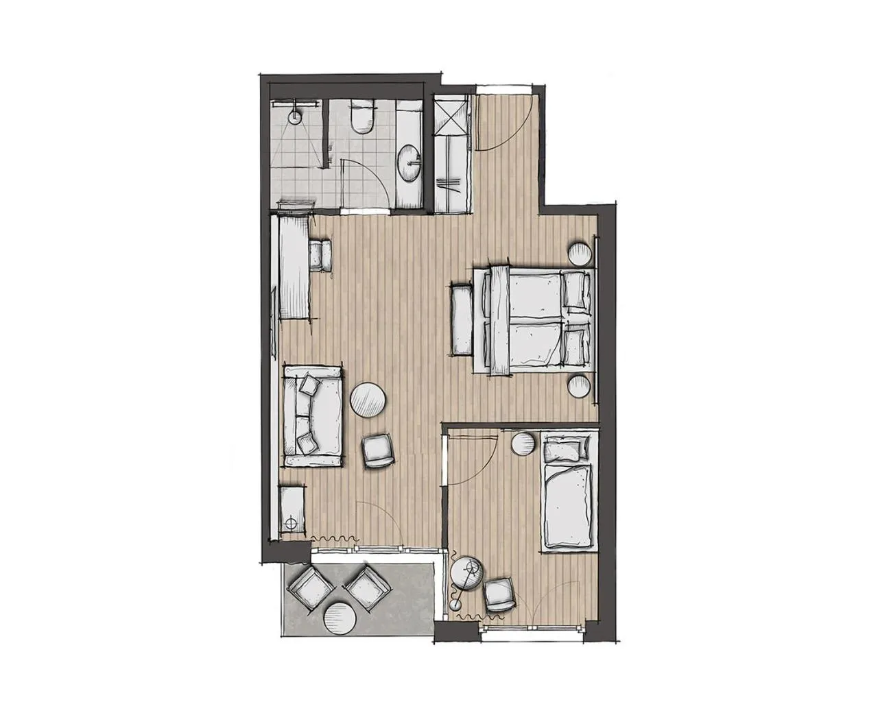 Photo of the whole room in Nouri