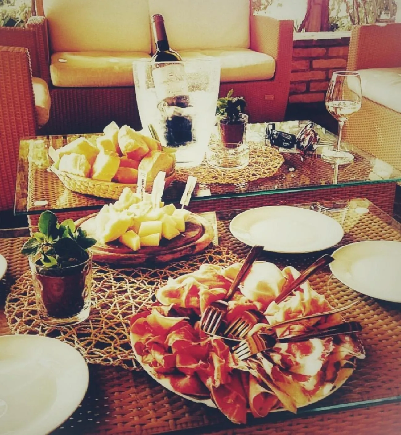 Food close-up in Agriturismo Isola Augusta