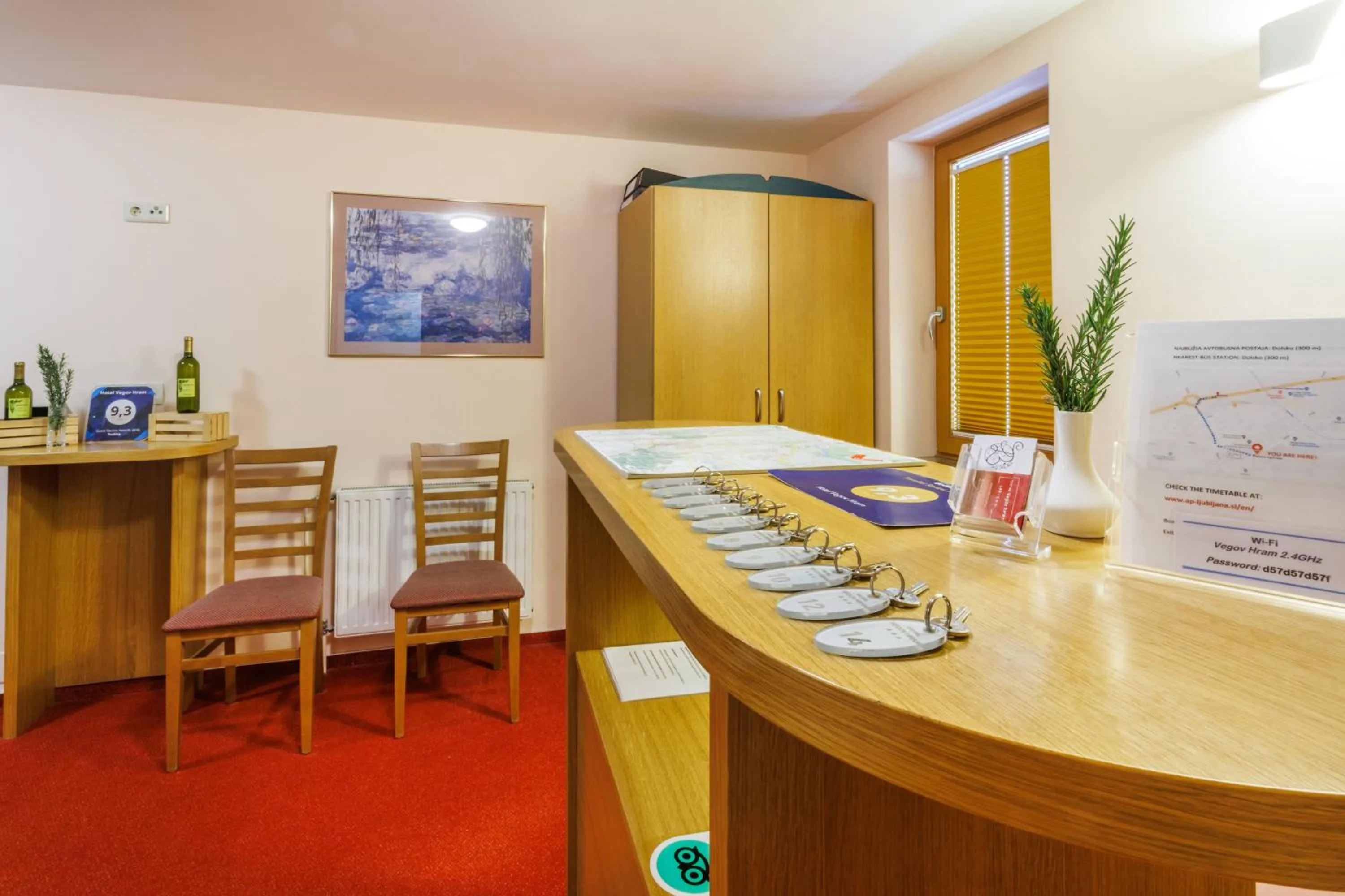 Lobby or reception in Hotel Vegov Hram