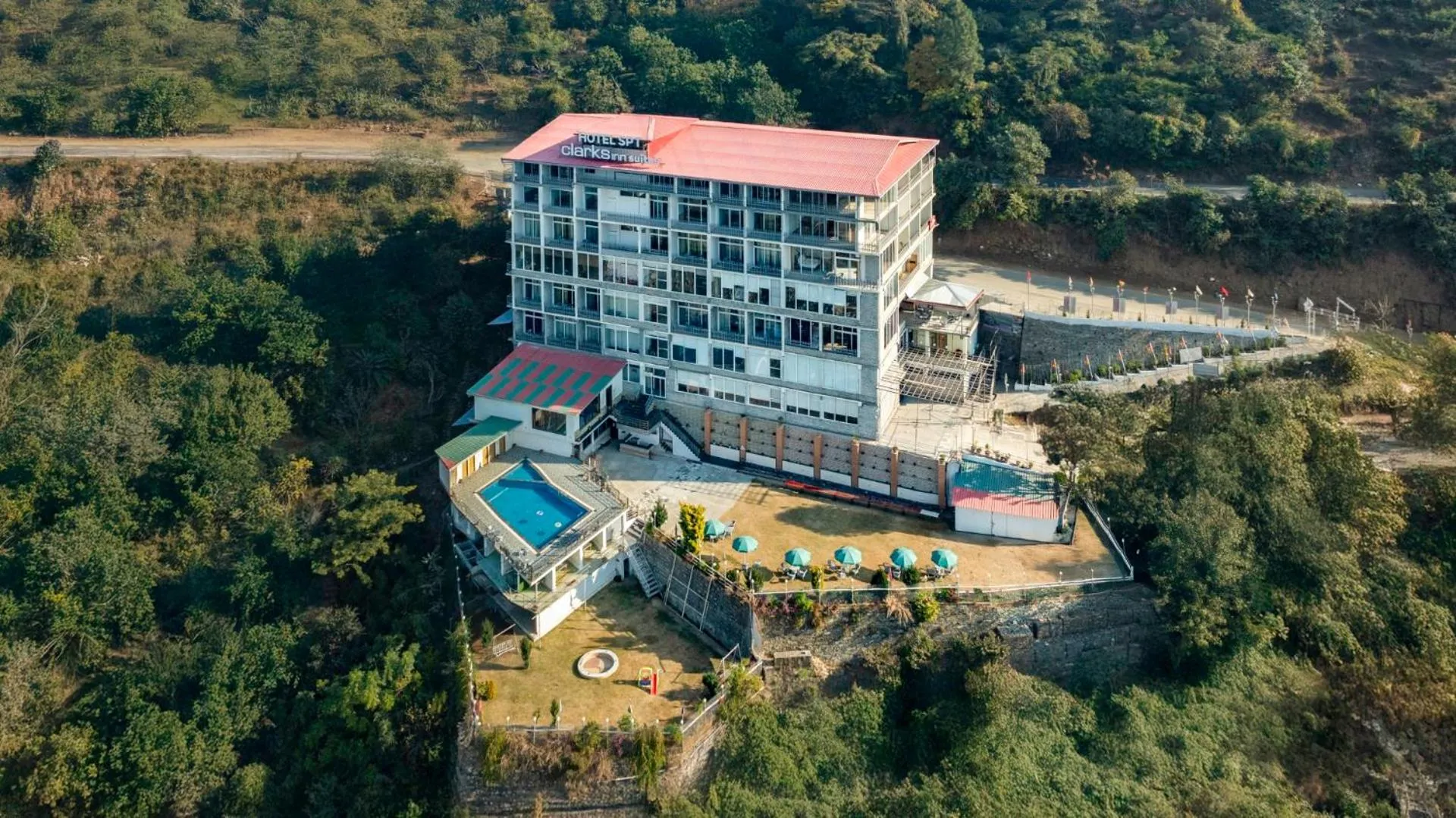 Property building in SPT Clarks Inn Suite, Mandi