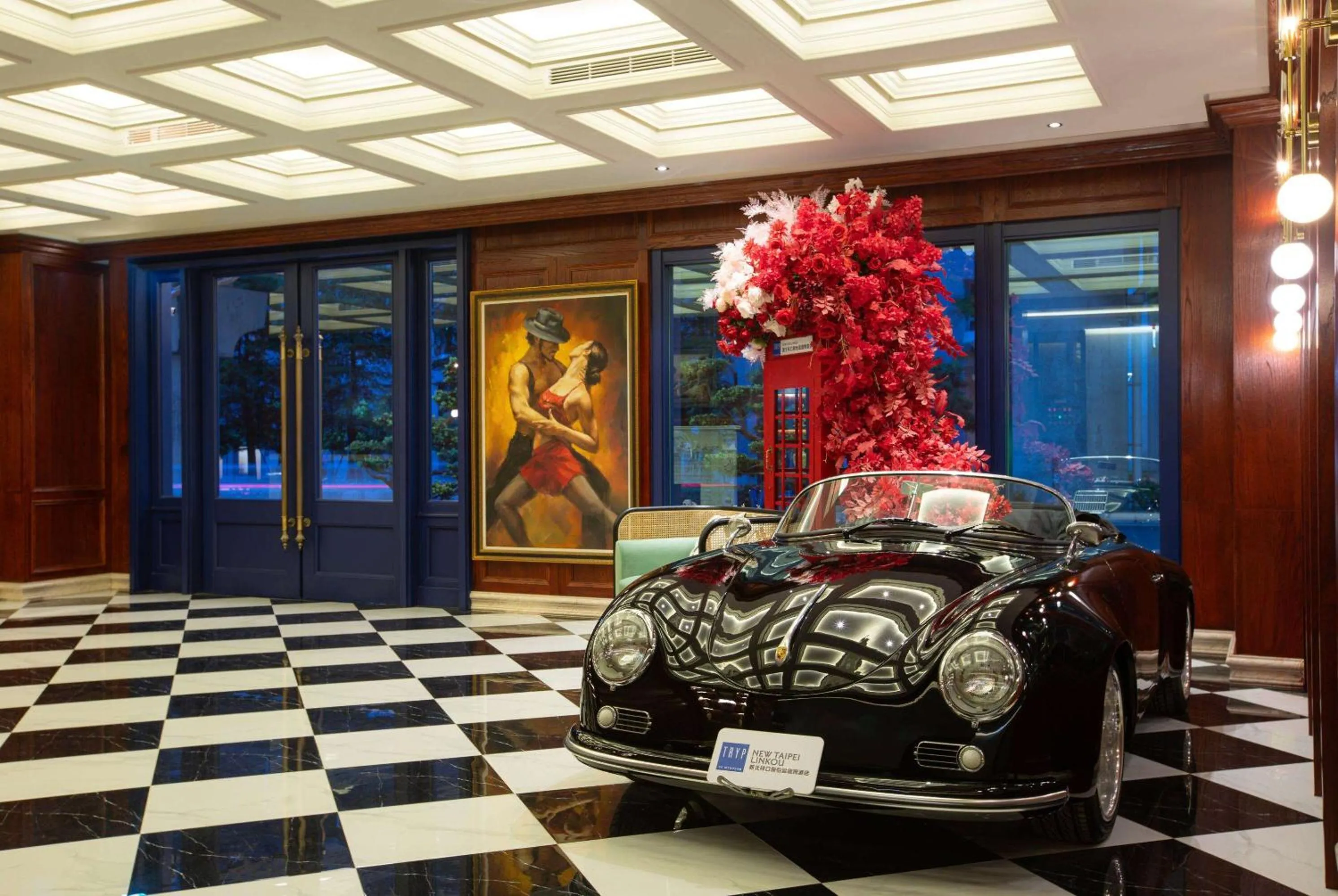 Lobby or reception in TRYP by Wyndham New Taipei Linkou 新北林口爵怡溫德姆酒店機場捷運MRTA9林口站