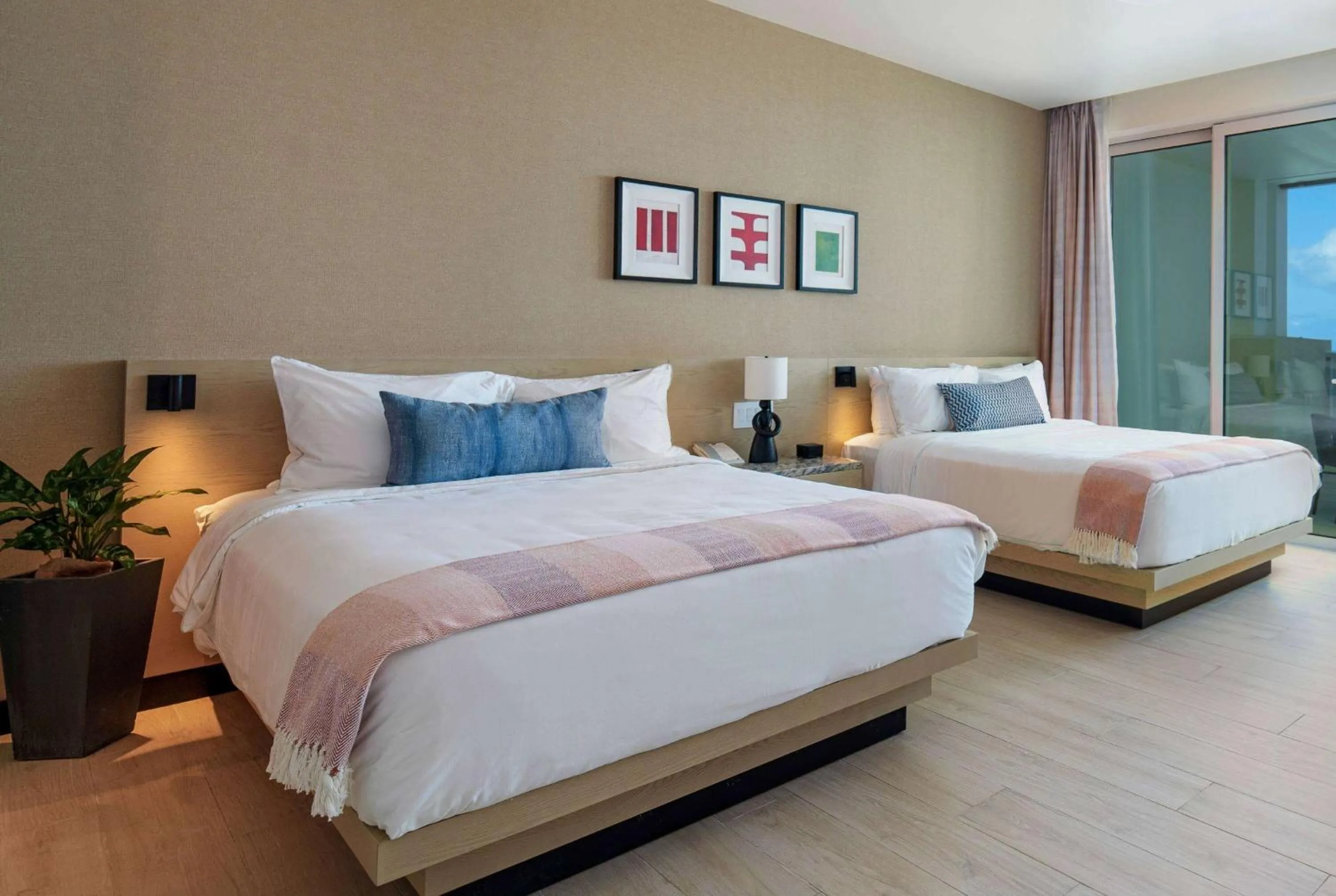 Photo of the whole room, Bed in Wyndham Grand Barbados Sam Lords Castle All Inclusive Resort