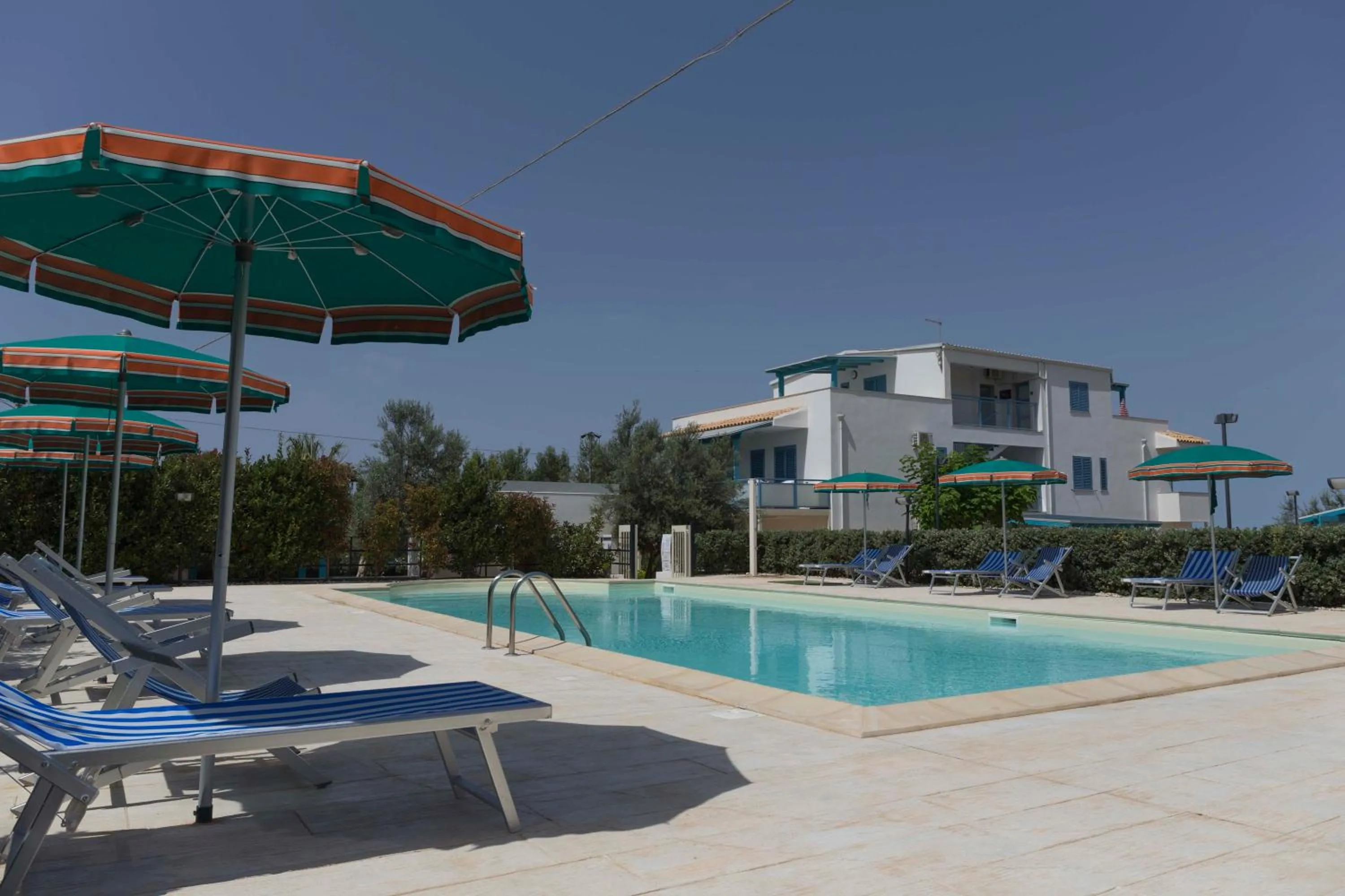 Pool view in MareinSicilia Dammusa Residence