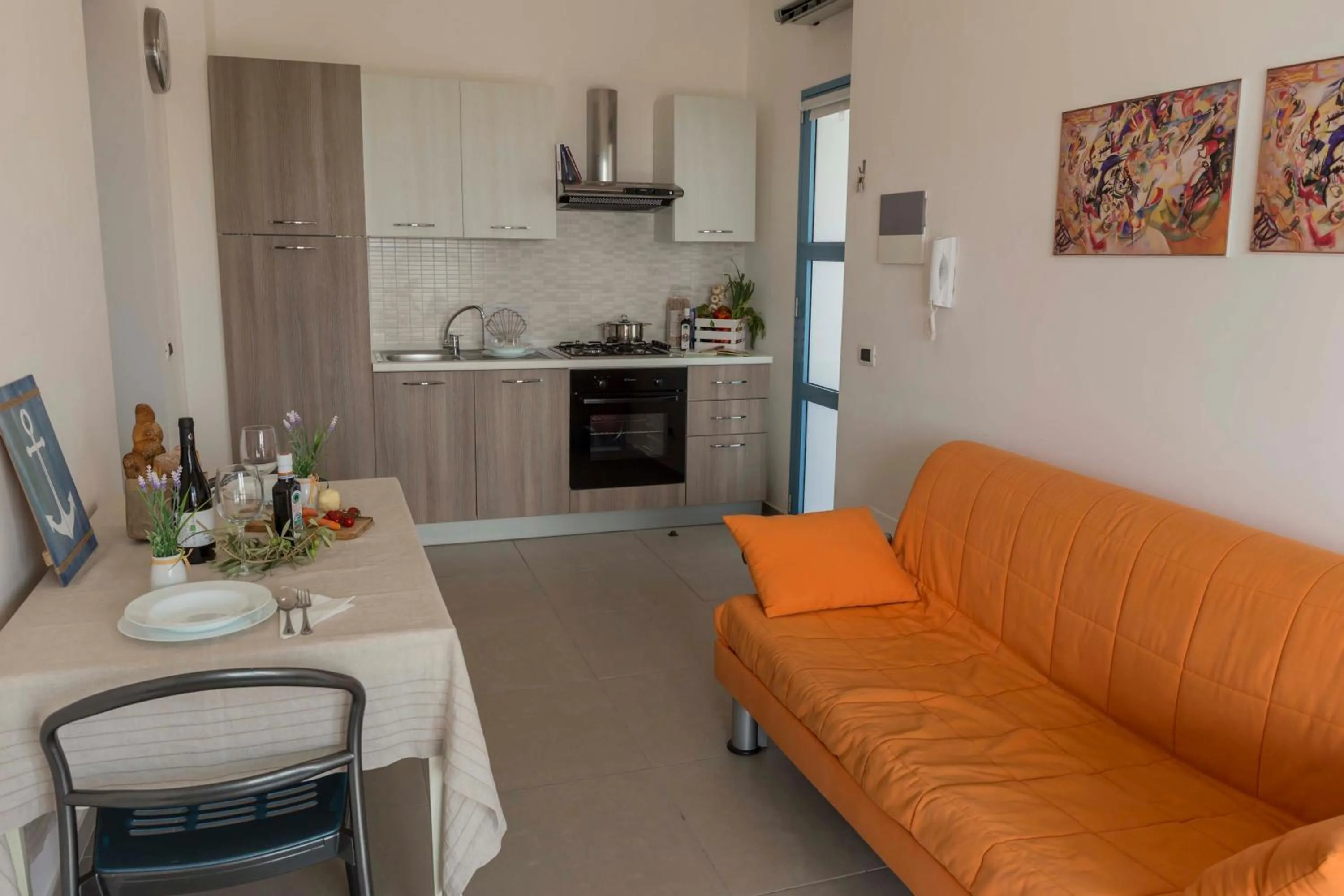 Kitchen or kitchenette in MareinSicilia Dammusa Residence