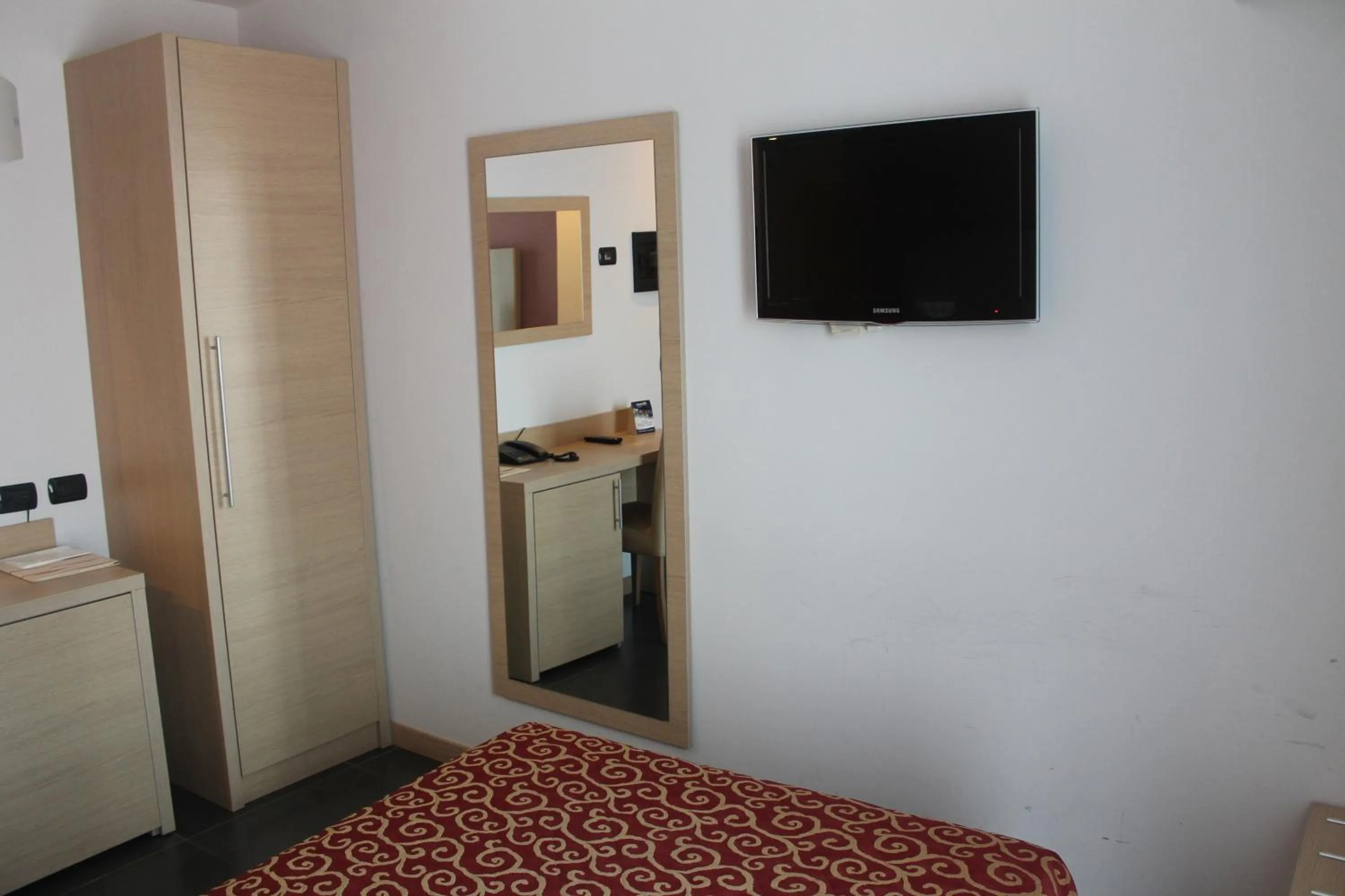 Bed in Hotel Eridano