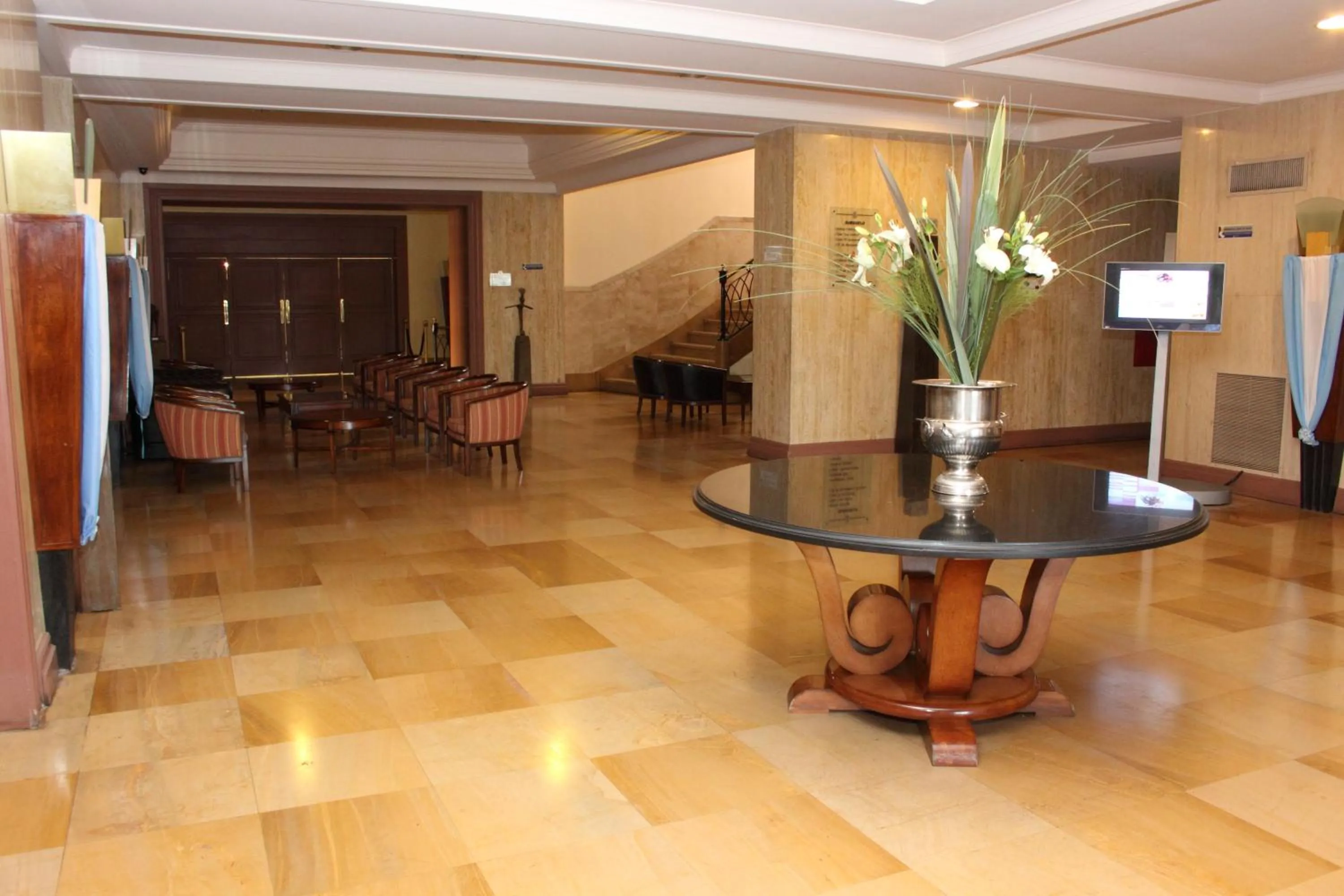 Lobby or reception in Hotel Colonial San Nicolás