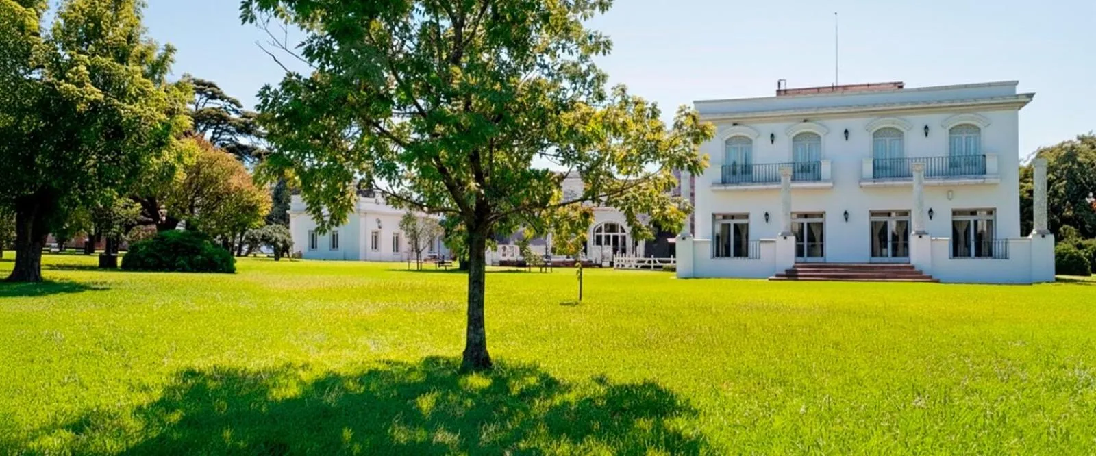 Garden view in Hotel Colonial San Nicolás
