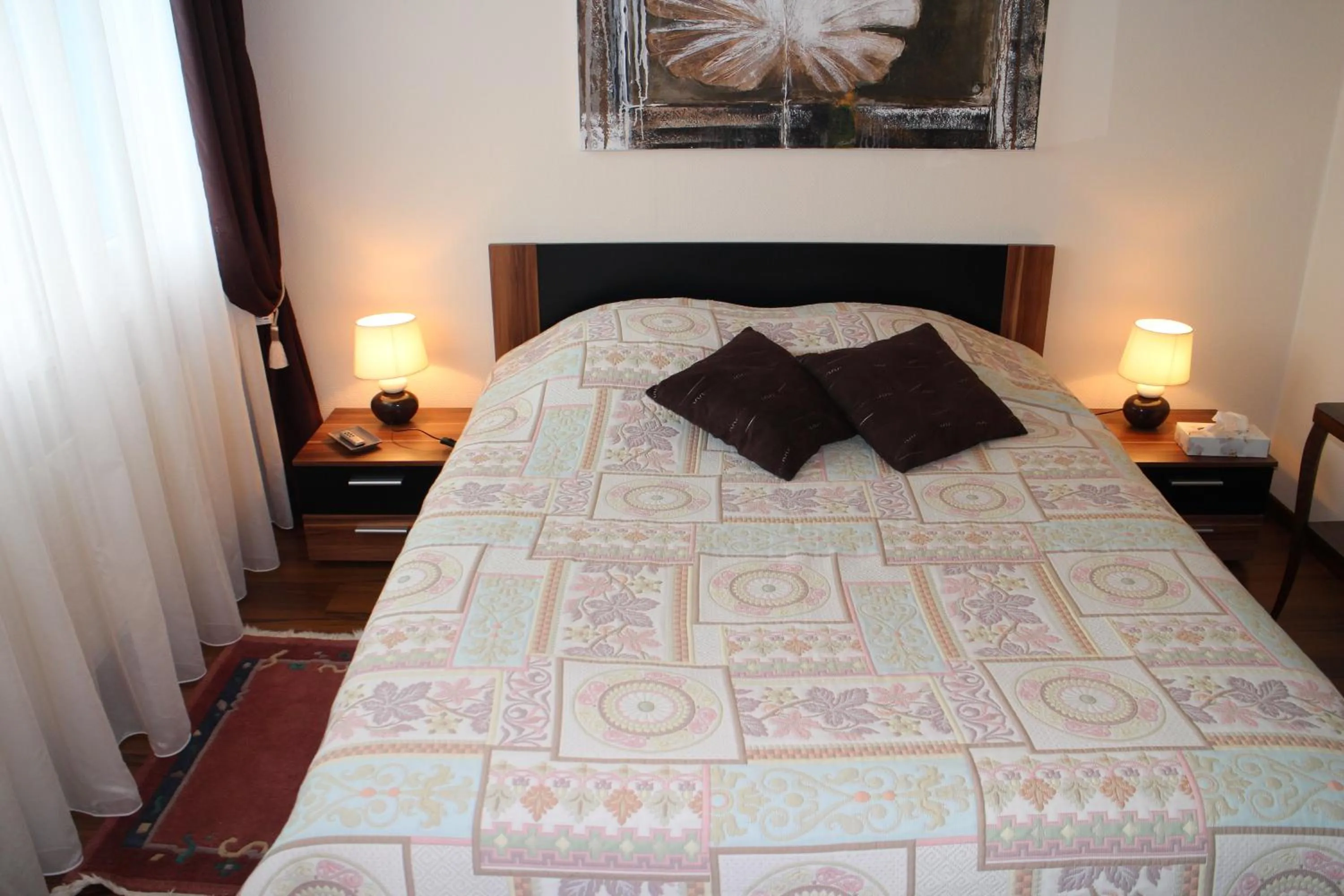 Bed in Les Petites Chambres de la Bleue Maison