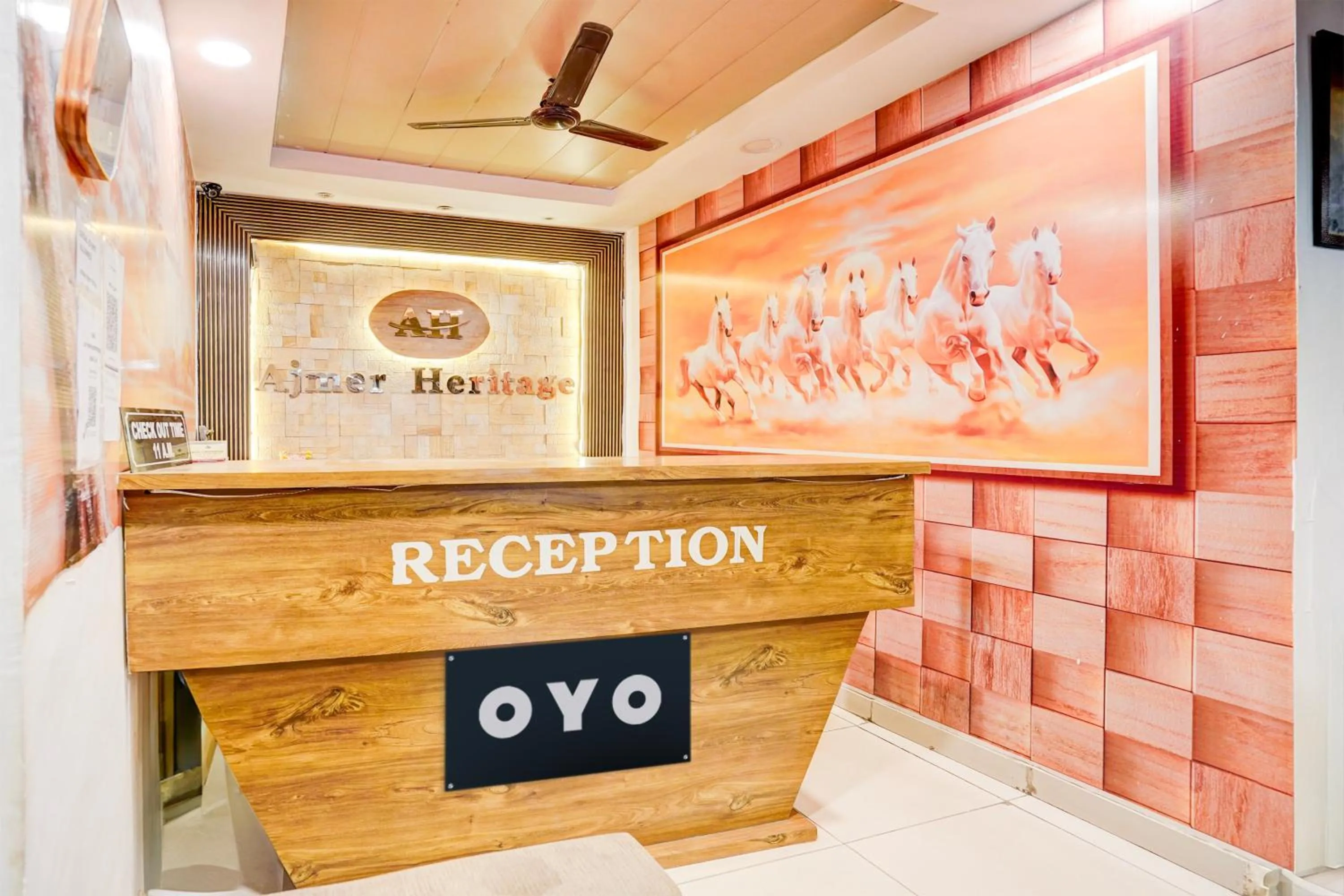 Lobby or reception in Hotel O Ajmer Heritage