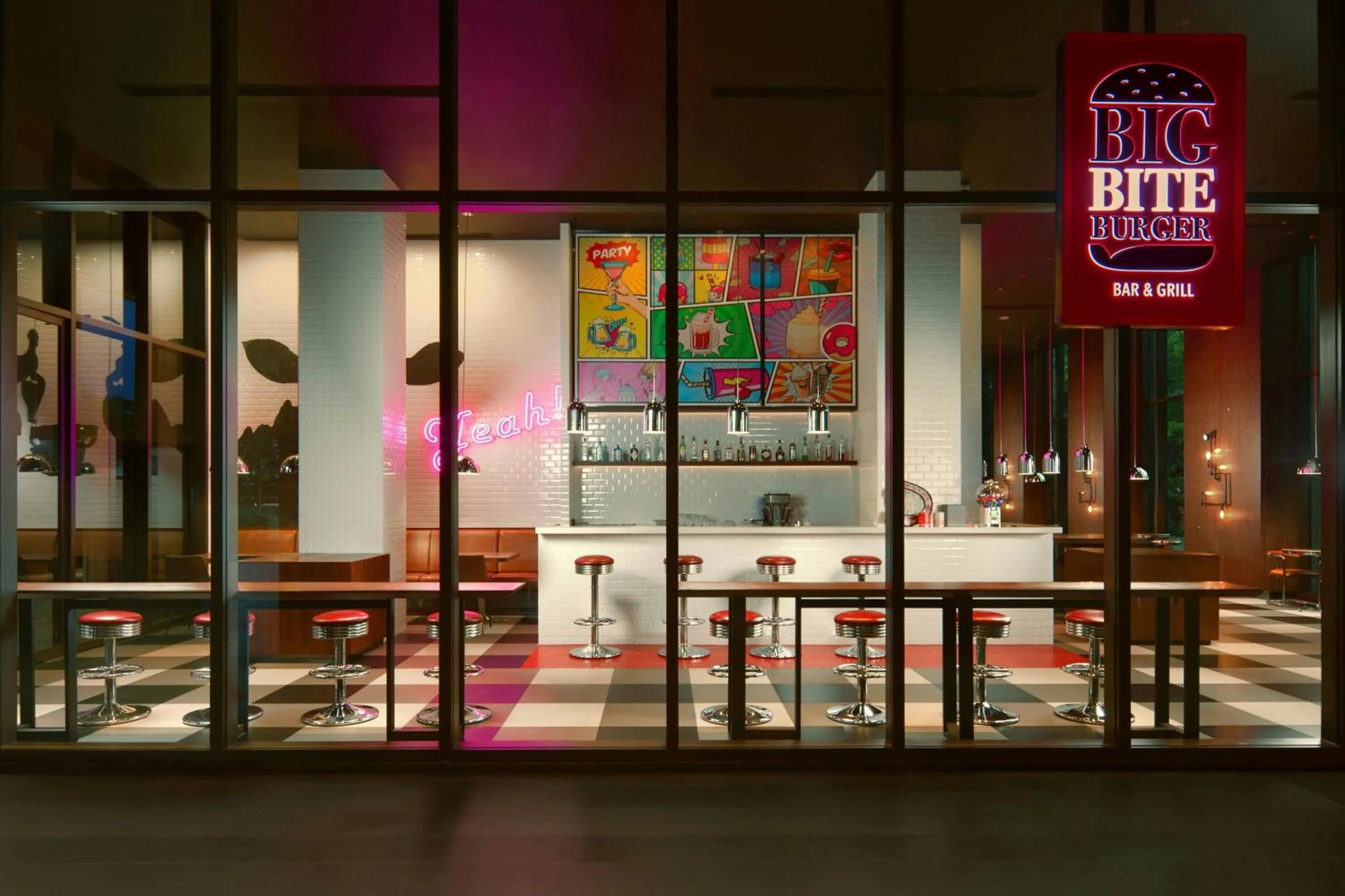 Restaurant/places to eat in Courtyard by Marriott Bangkok Suvarnabhumi Airport