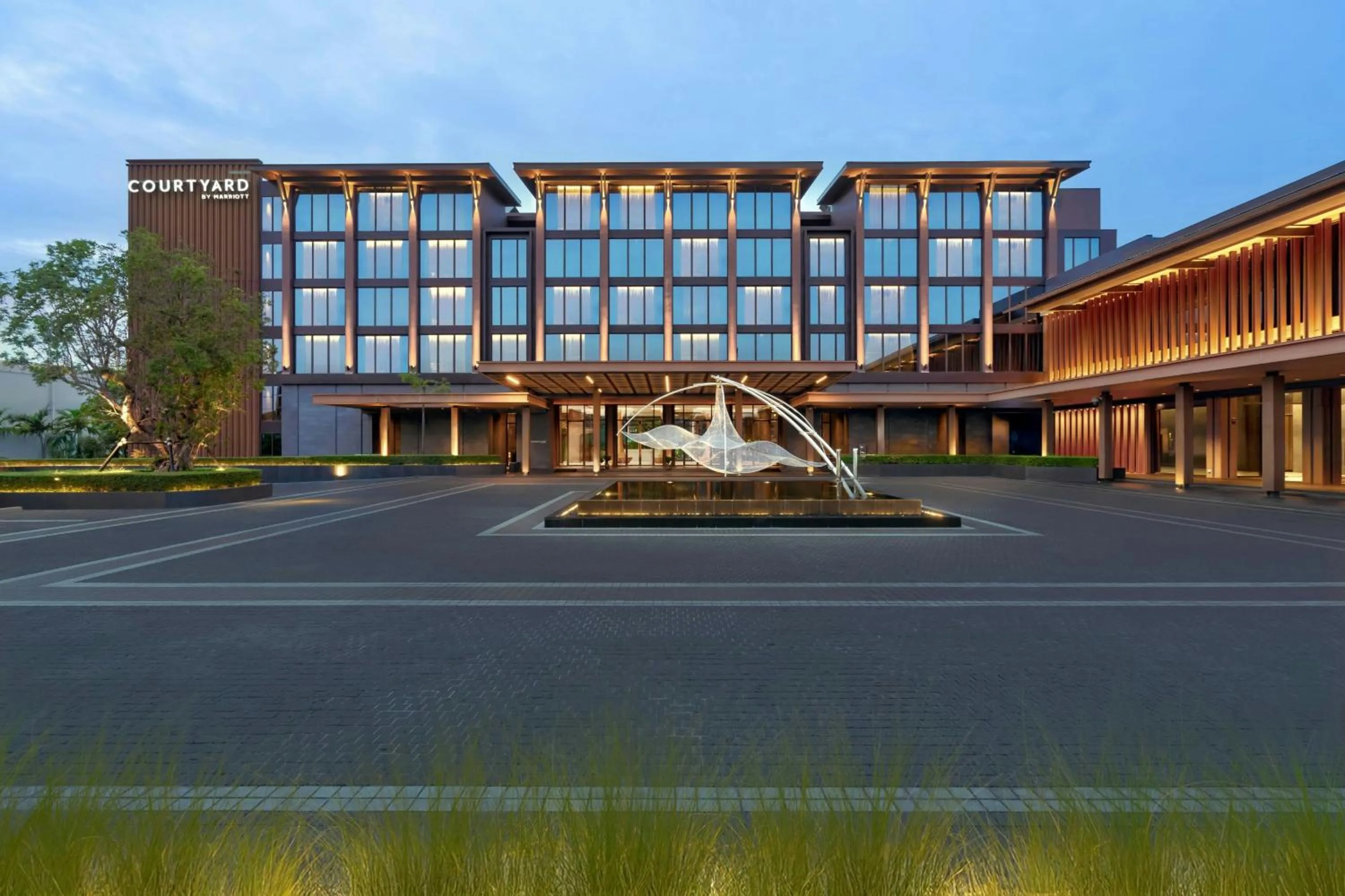 View (from property/room) in Courtyard by Marriott Bangkok Suvarnabhumi Airport