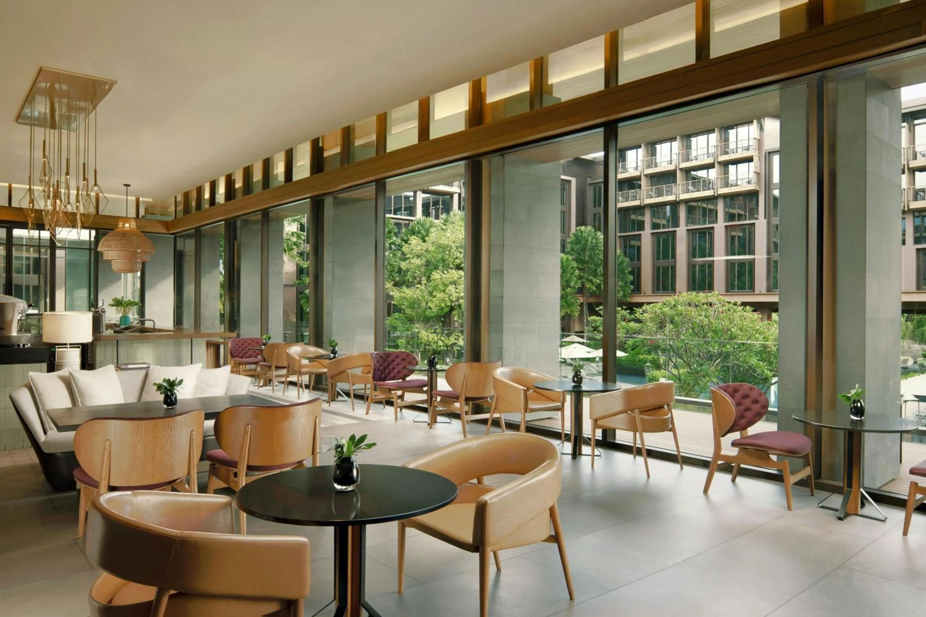 Lobby or reception in Courtyard by Marriott Bangkok Suvarnabhumi Airport