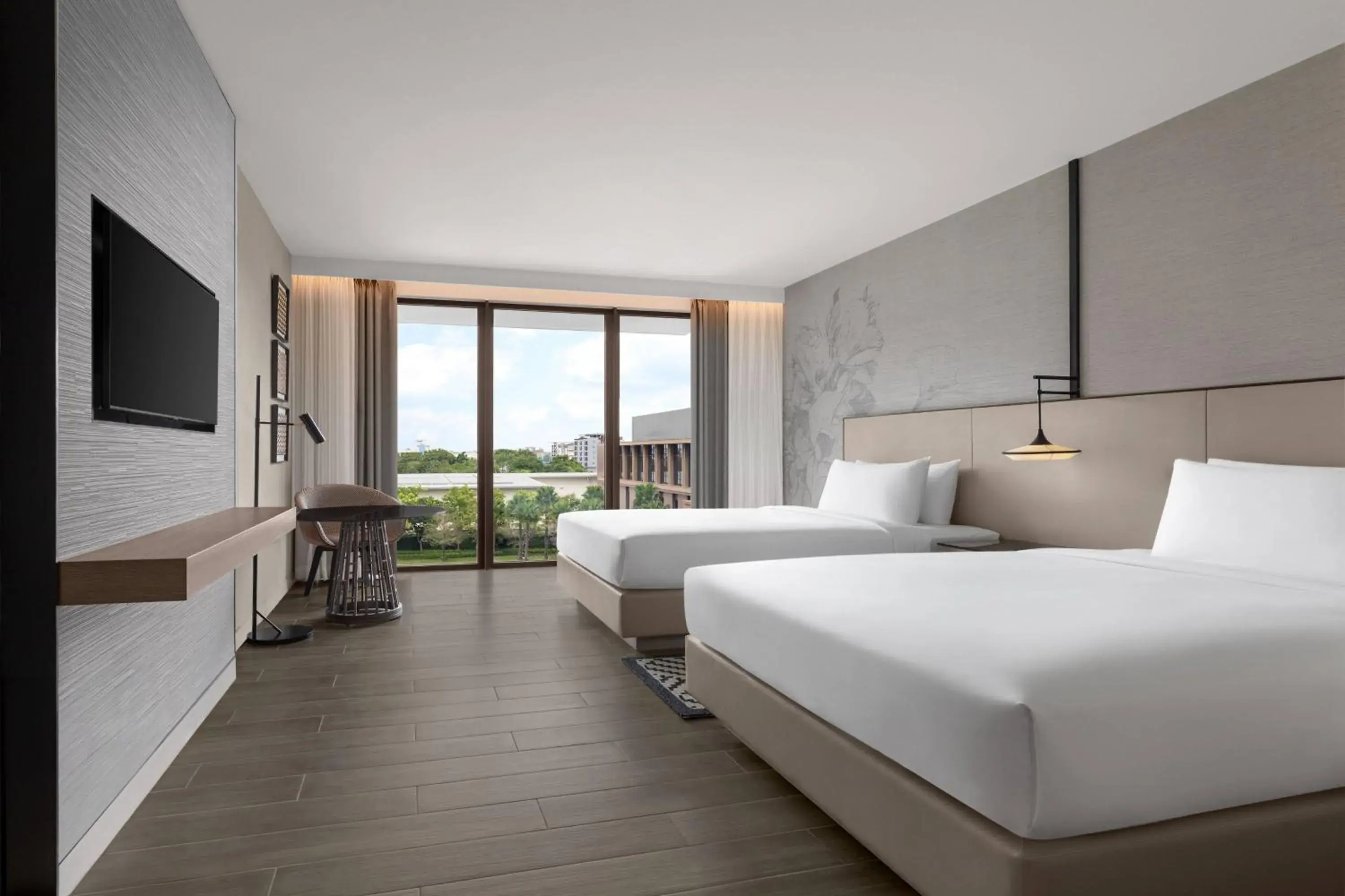 Deluxe with Two Double Beds in Courtyard by Marriott Bangkok Suvarnabhumi Airport Deluxe with Two Double Beds in Courtyard by Marriott Bangkok Suvarnabhumi Airport