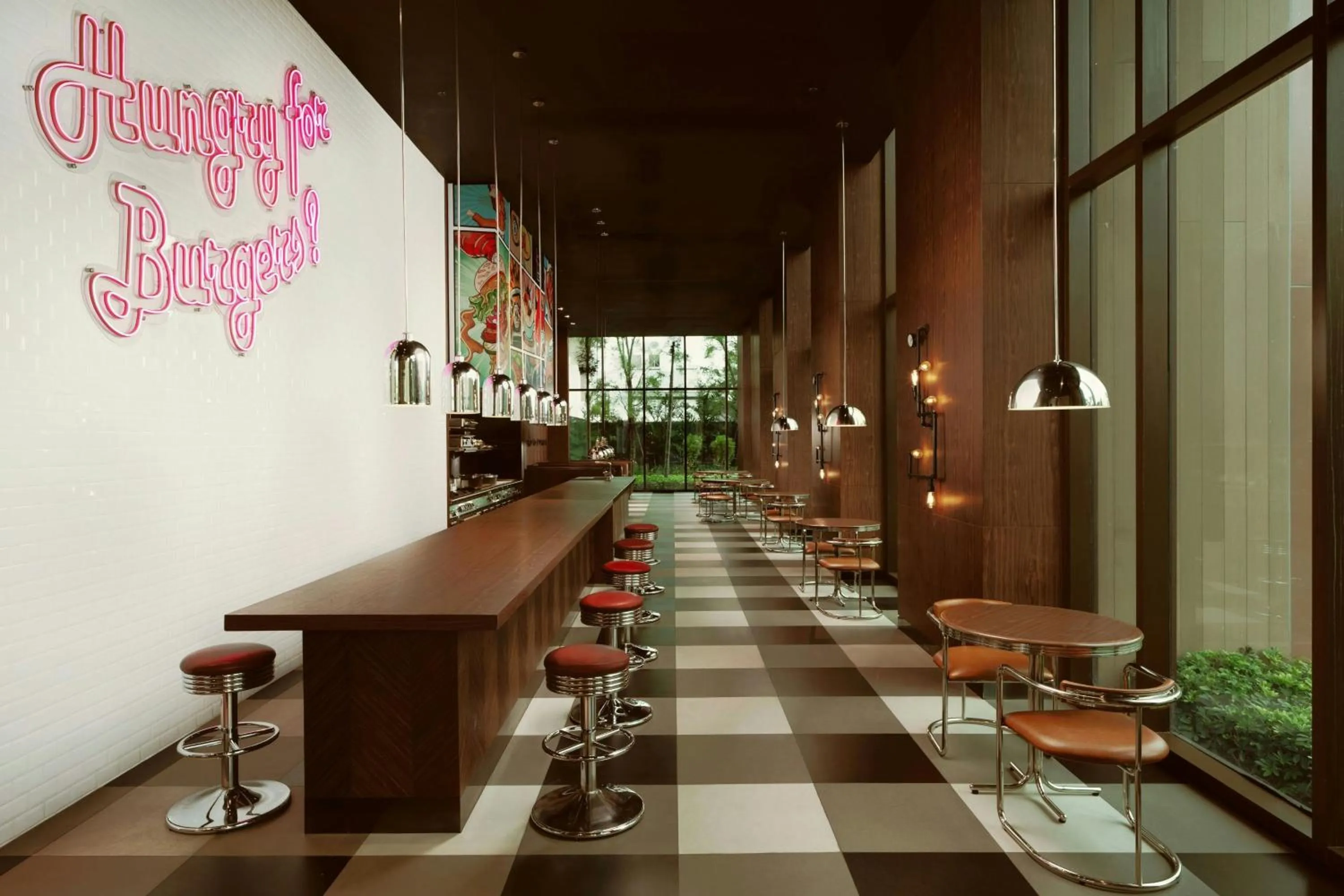 Restaurant/places to eat in Courtyard by Marriott Bangkok Suvarnabhumi Airport