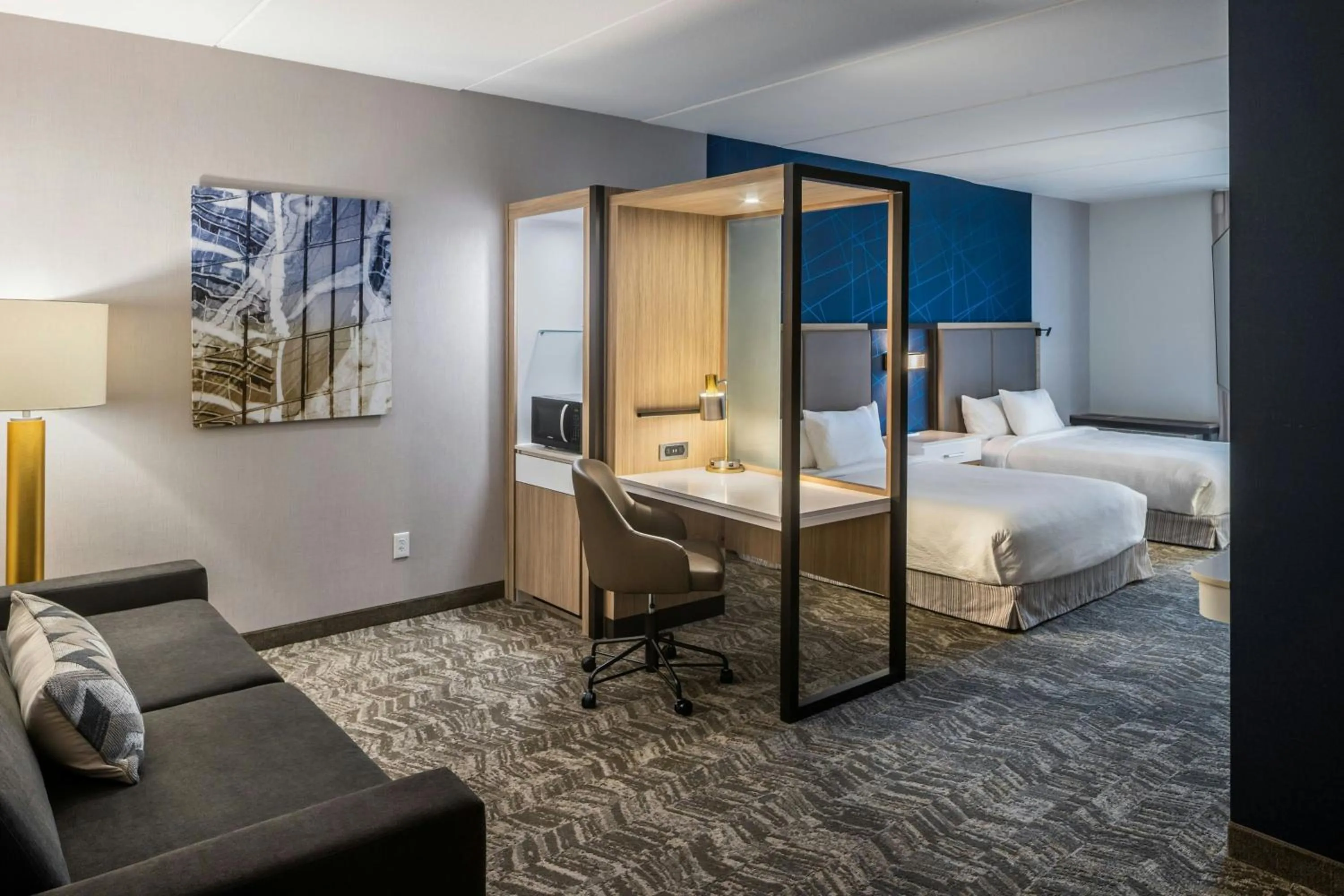 Photo of the whole room, Bed in SpringHill Suites by Marriott Canfield