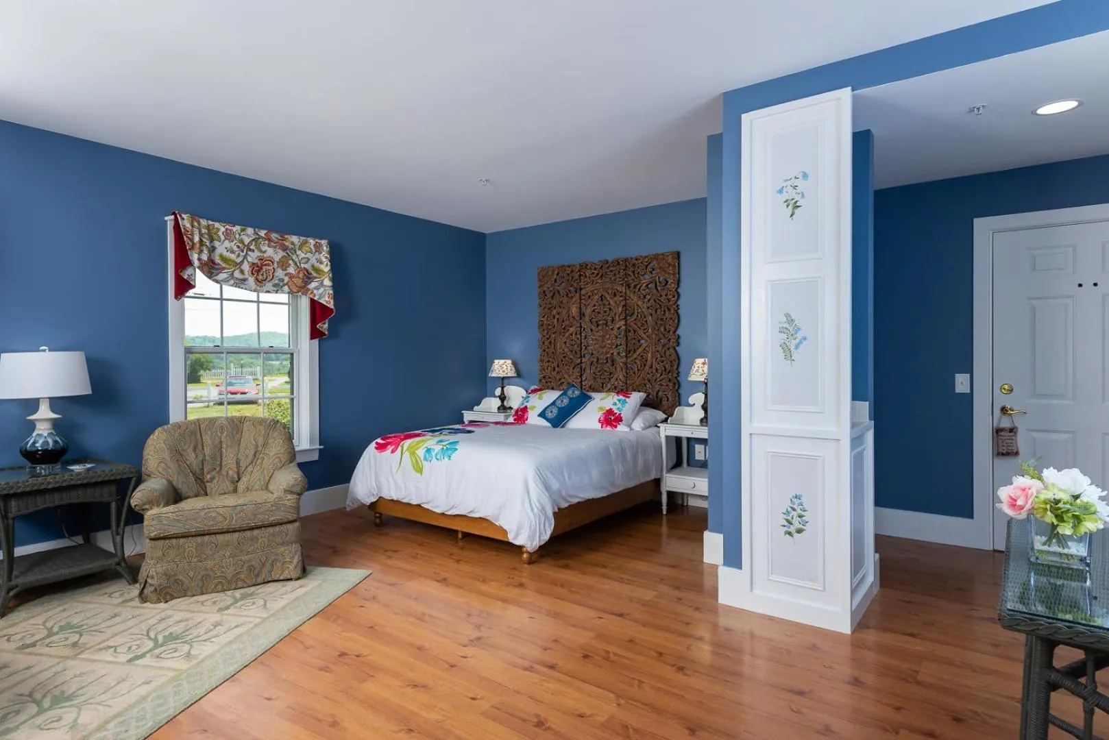 Bed in Strong House Inn