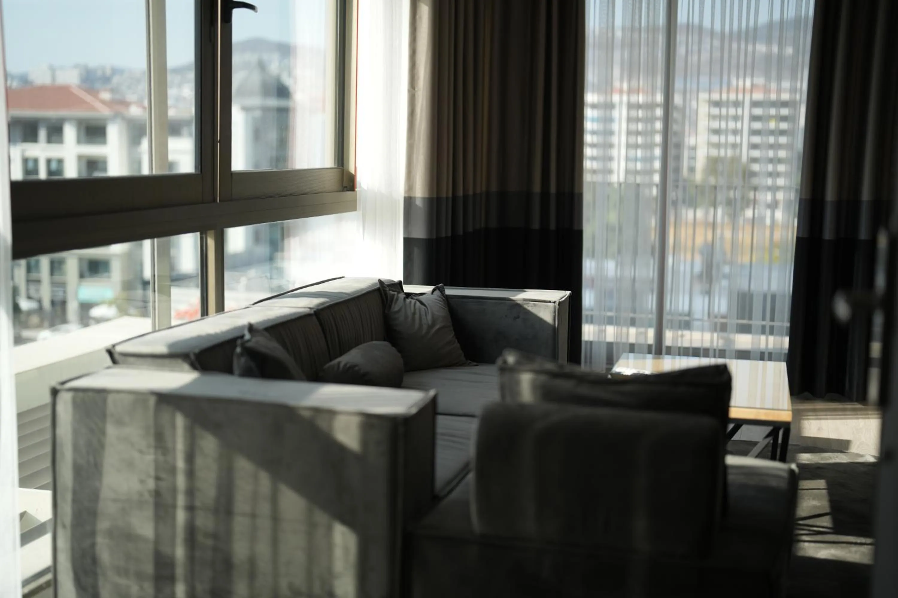 Living room in Marlen Hotel Bayraklı