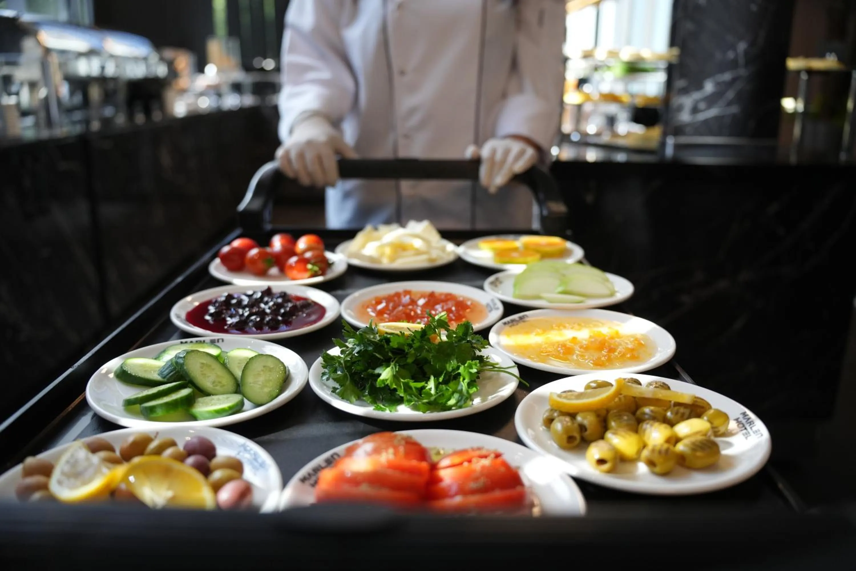 Food and drinks in Marlen Hotel Bayraklı