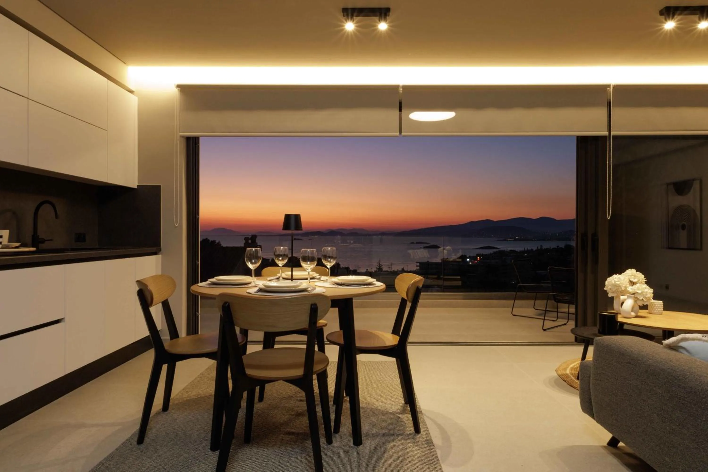 Balcony/Terrace in Sunshine Suite by Athens Riviera Suites