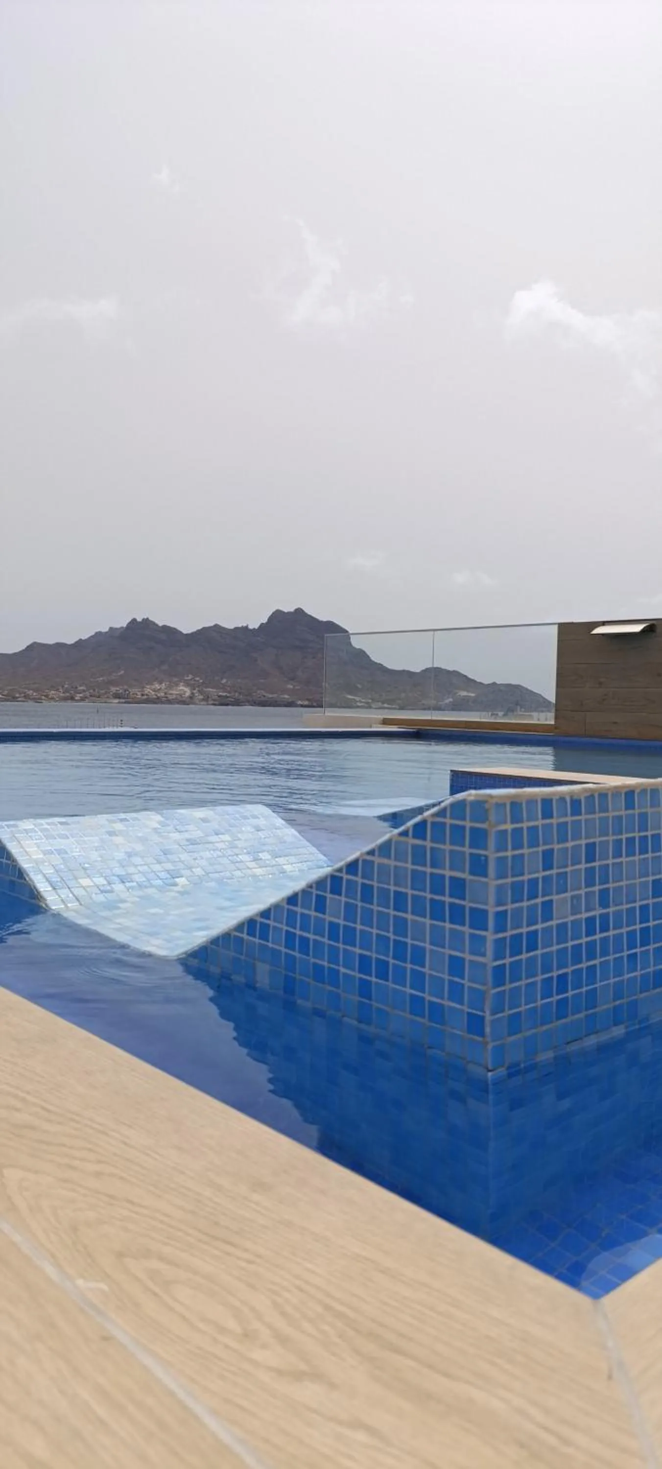 Pool view in Ouril Mindelo