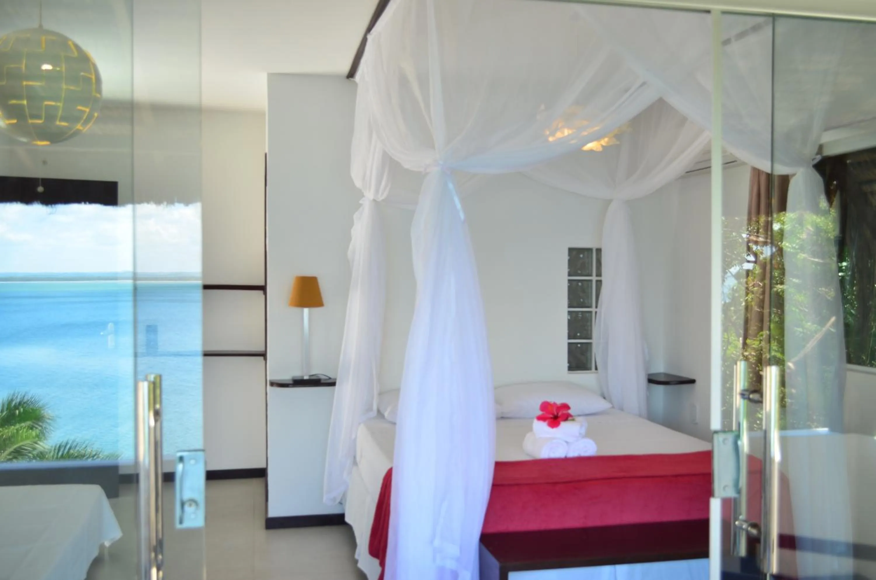 Bed in Pousada Ponta Das Pedras