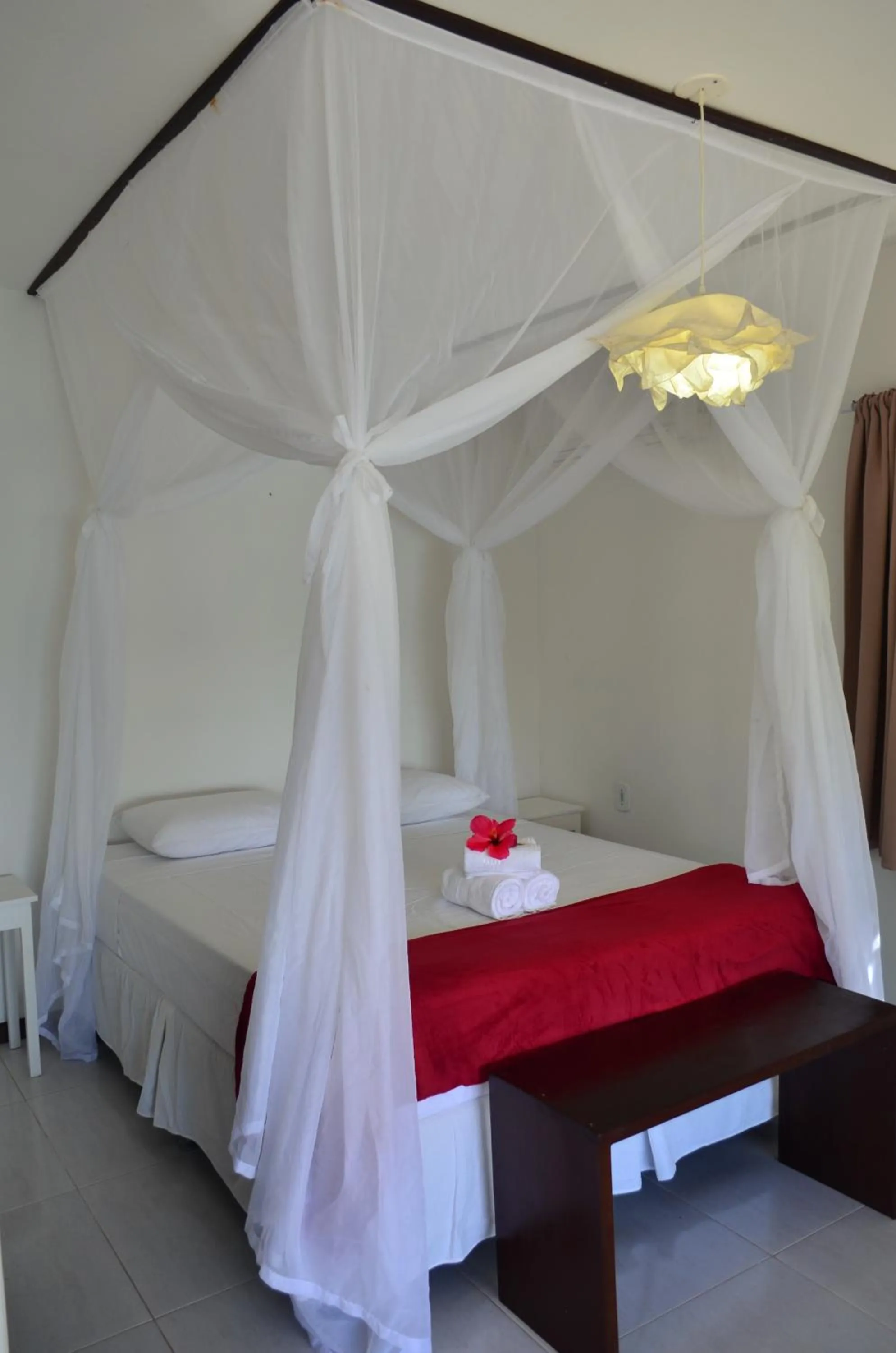 Bed in Pousada Ponta Das Pedras