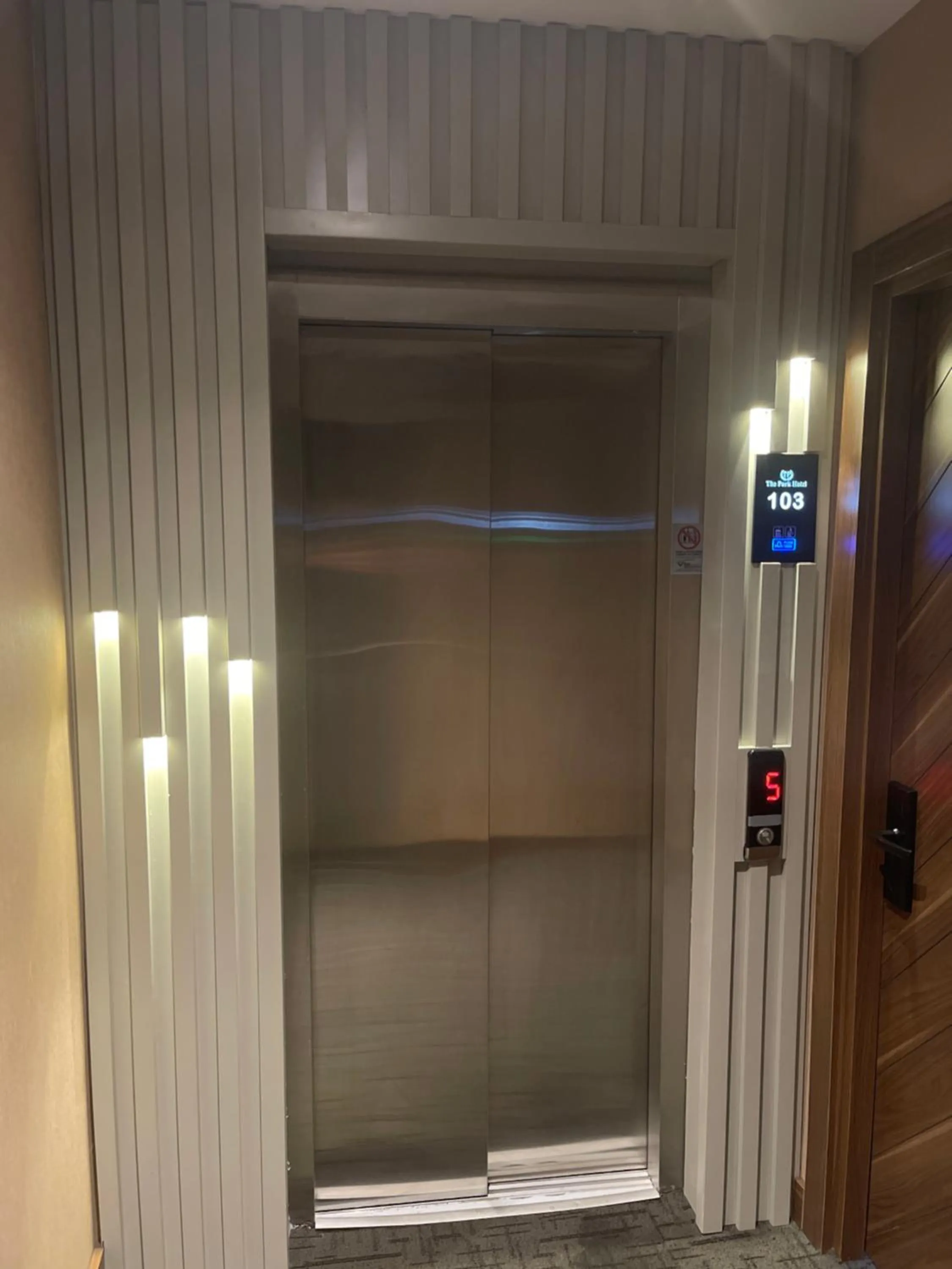 elevator in THE PARK HOTEL