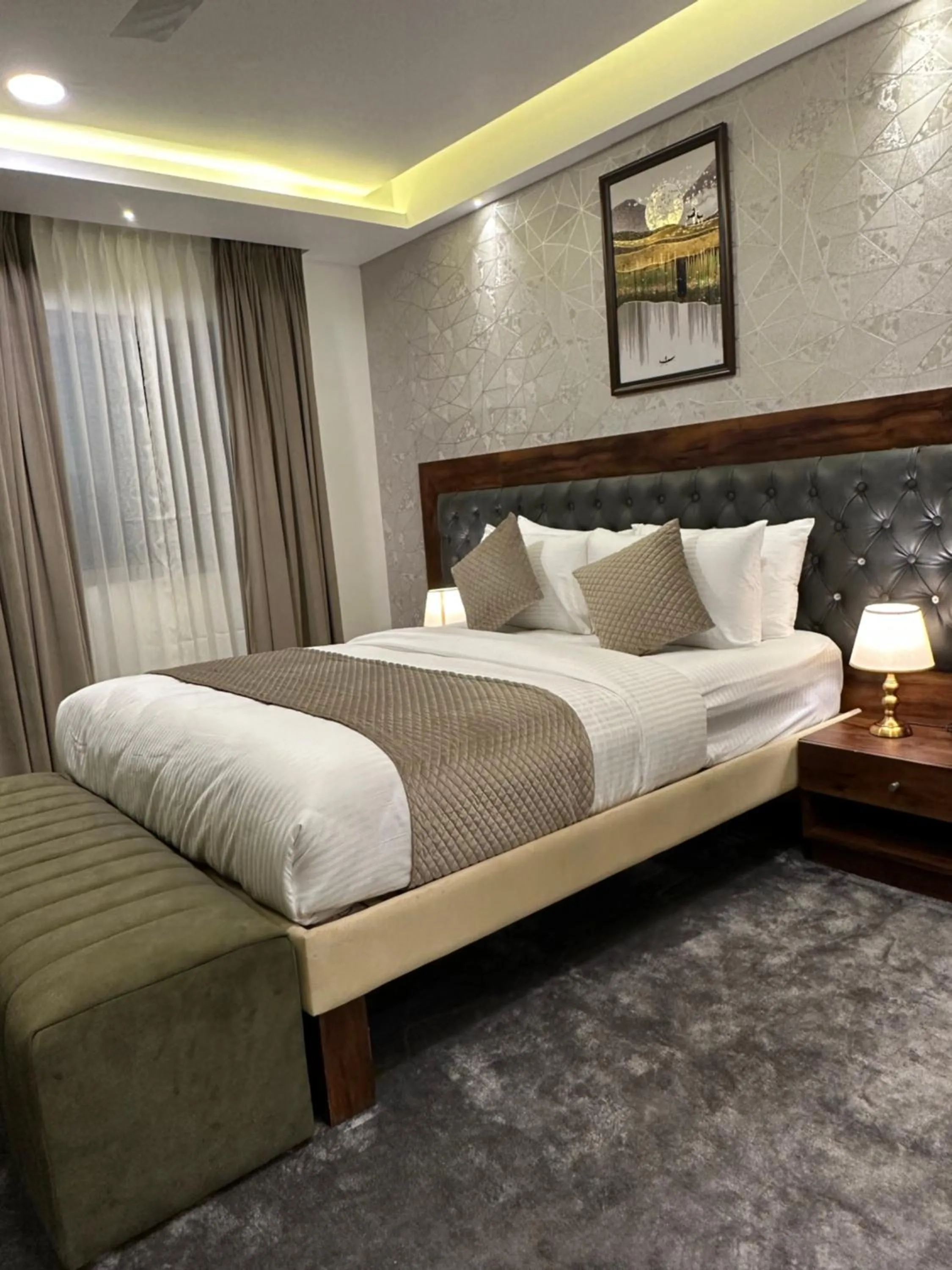 Bed in ROYAL ACE LUXUR