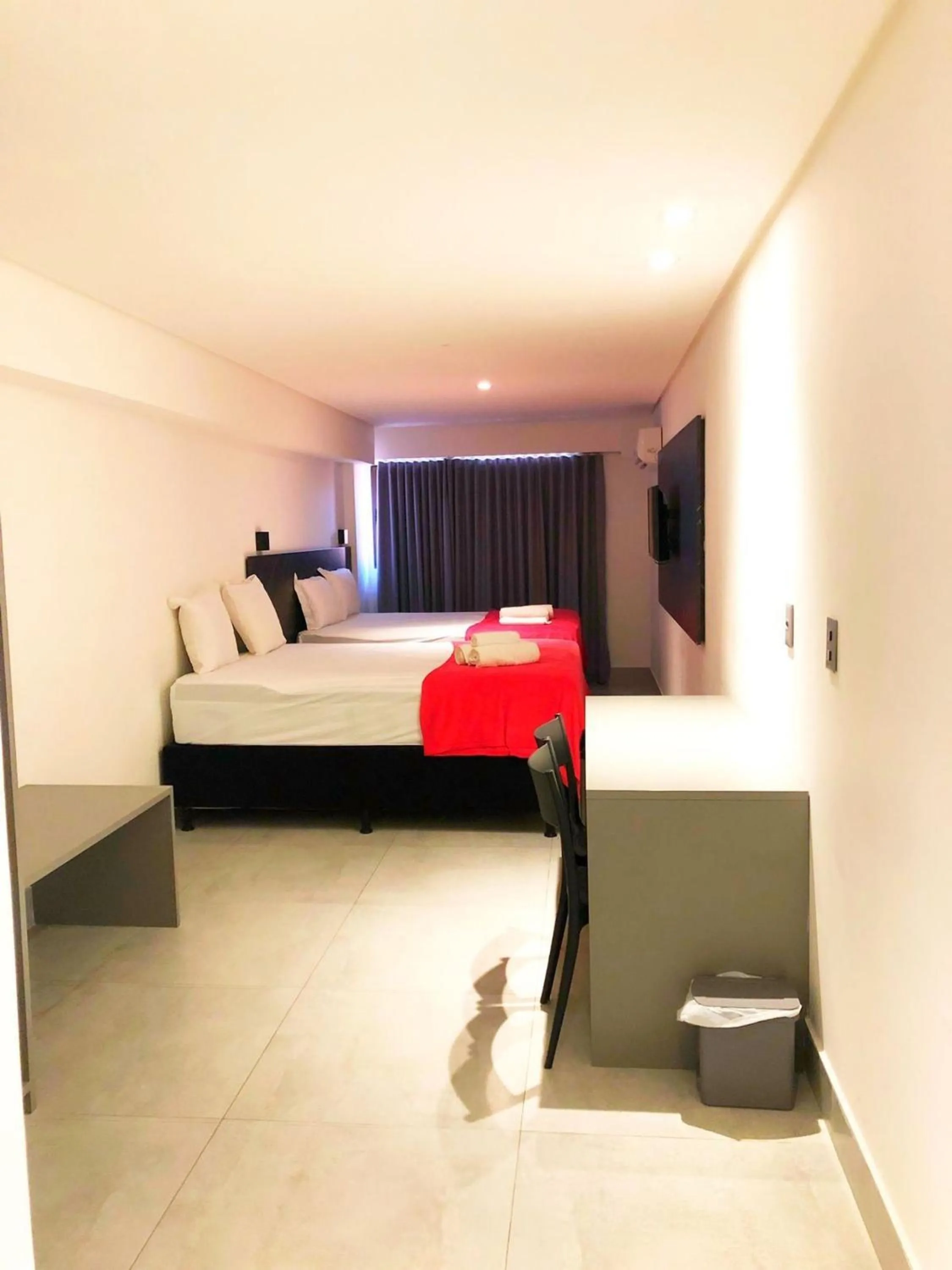 Bed in Flat beira-mar no Arpoar suítes