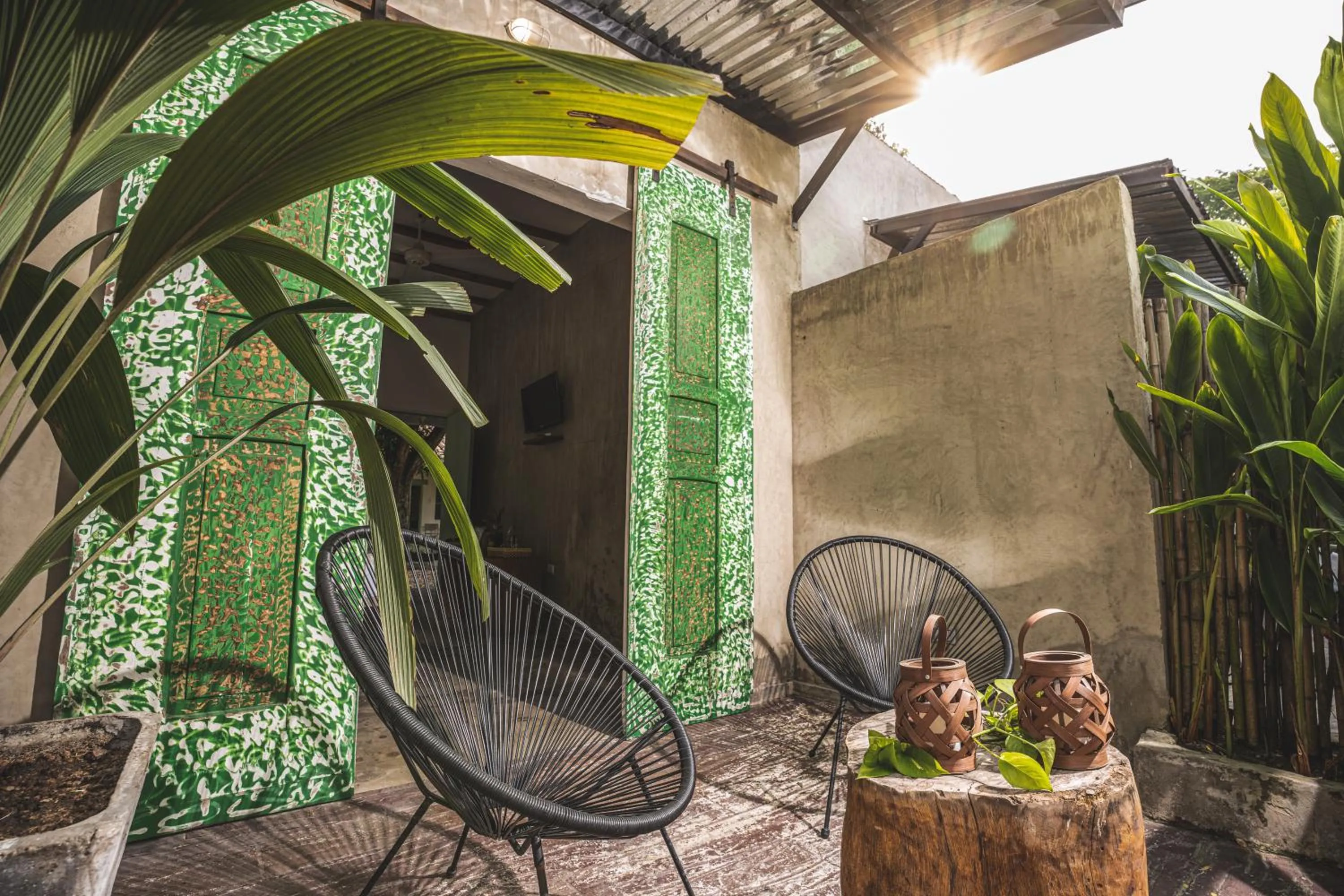 Patio in Waka Hotel Rural