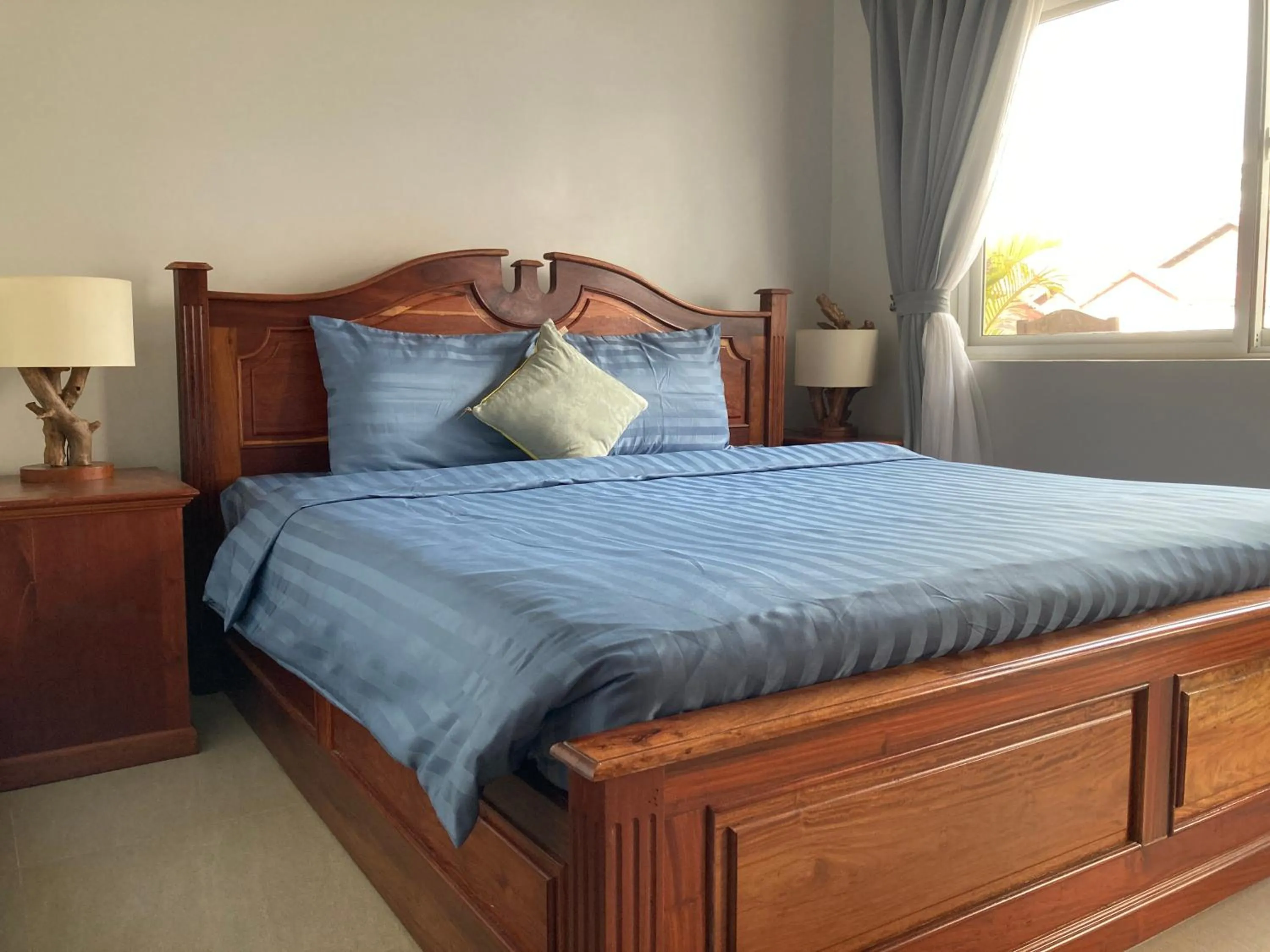 Bed in Lotus Haven Villa