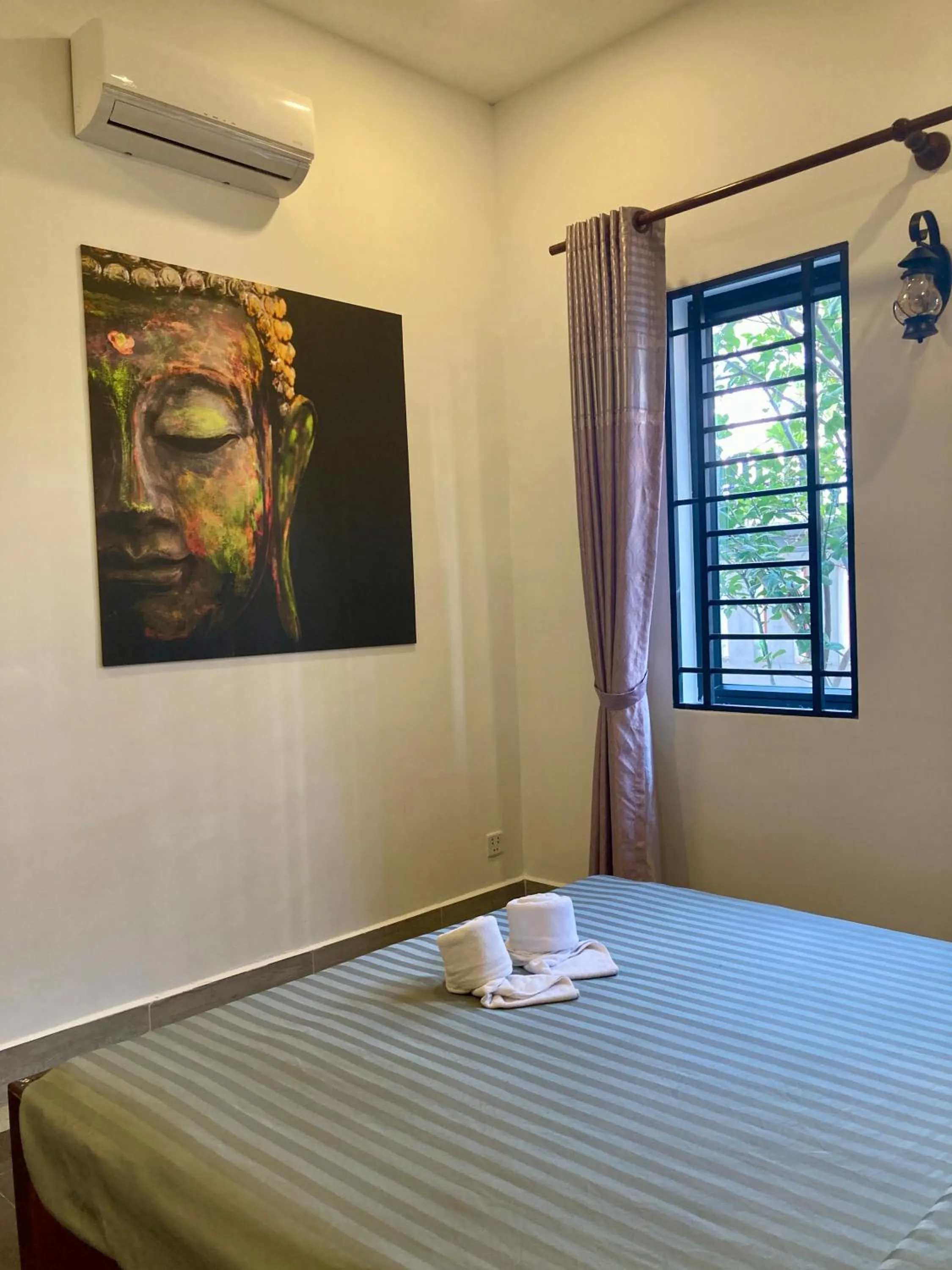 Bed in Lotus Haven Villa