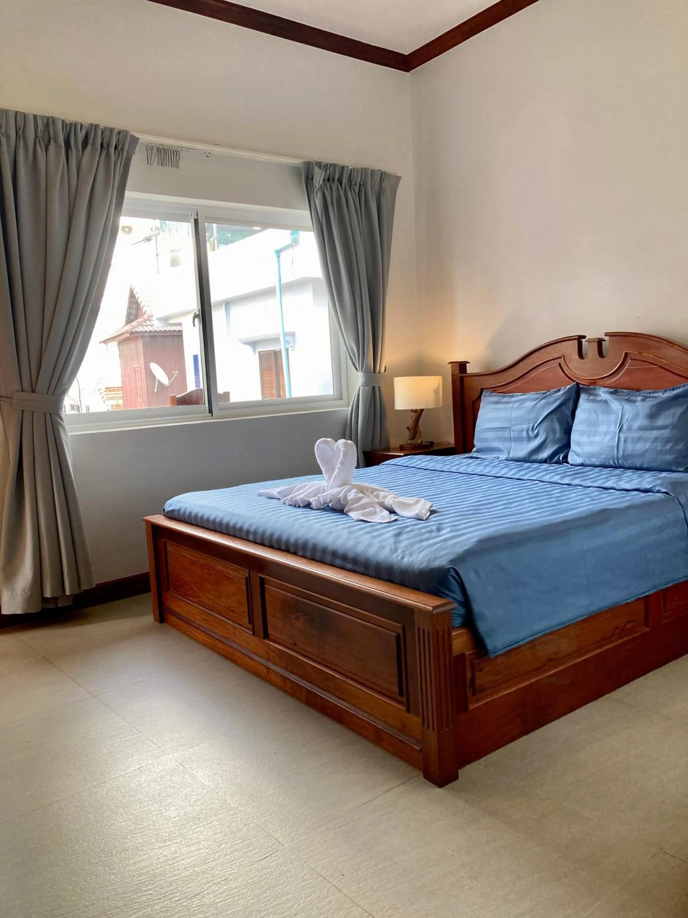 Bed in Lotus Haven Villa