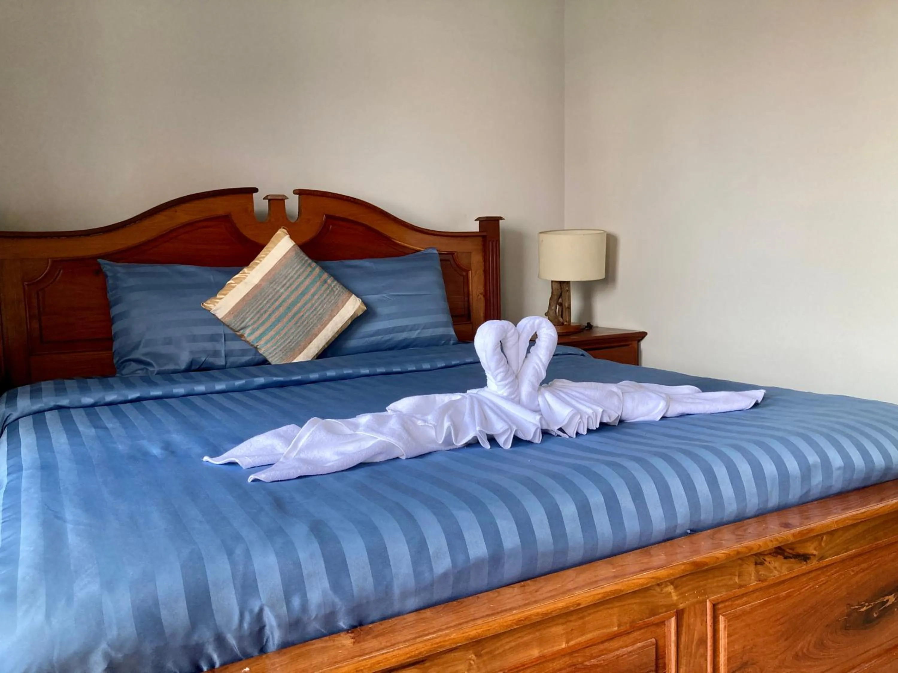 Bed in Lotus Haven Villa