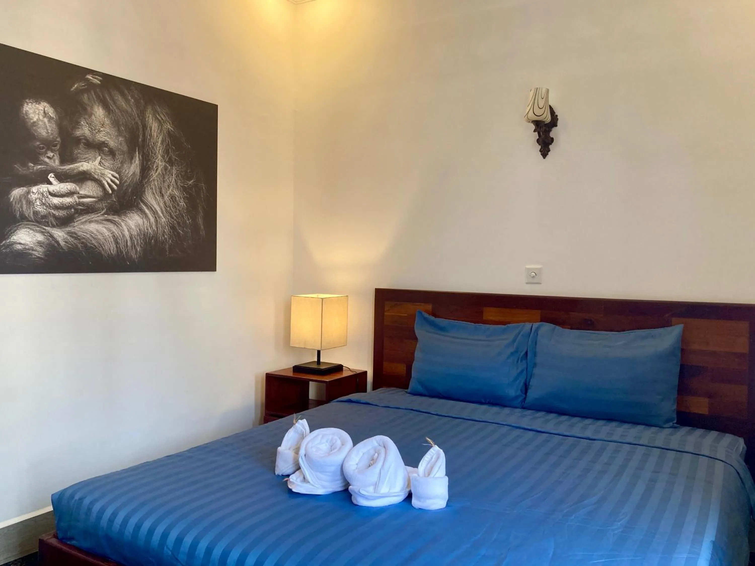 Bed in Lotus Haven Villa